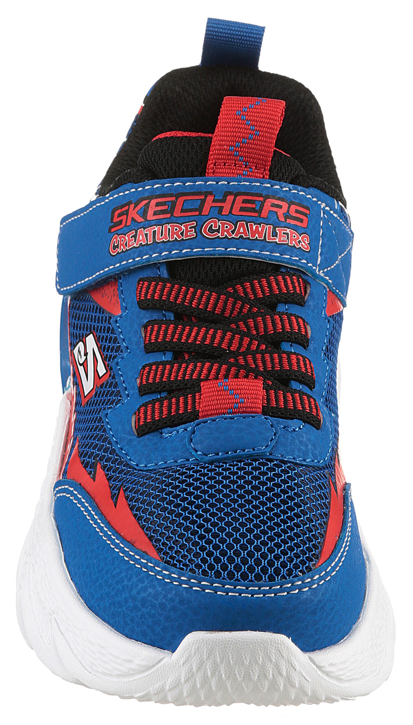 Skechers Sneakers CREATURE-CRAWLERS , blinkende klittenbandschoen met coole afbeelding, maat sjabloon te downloaden