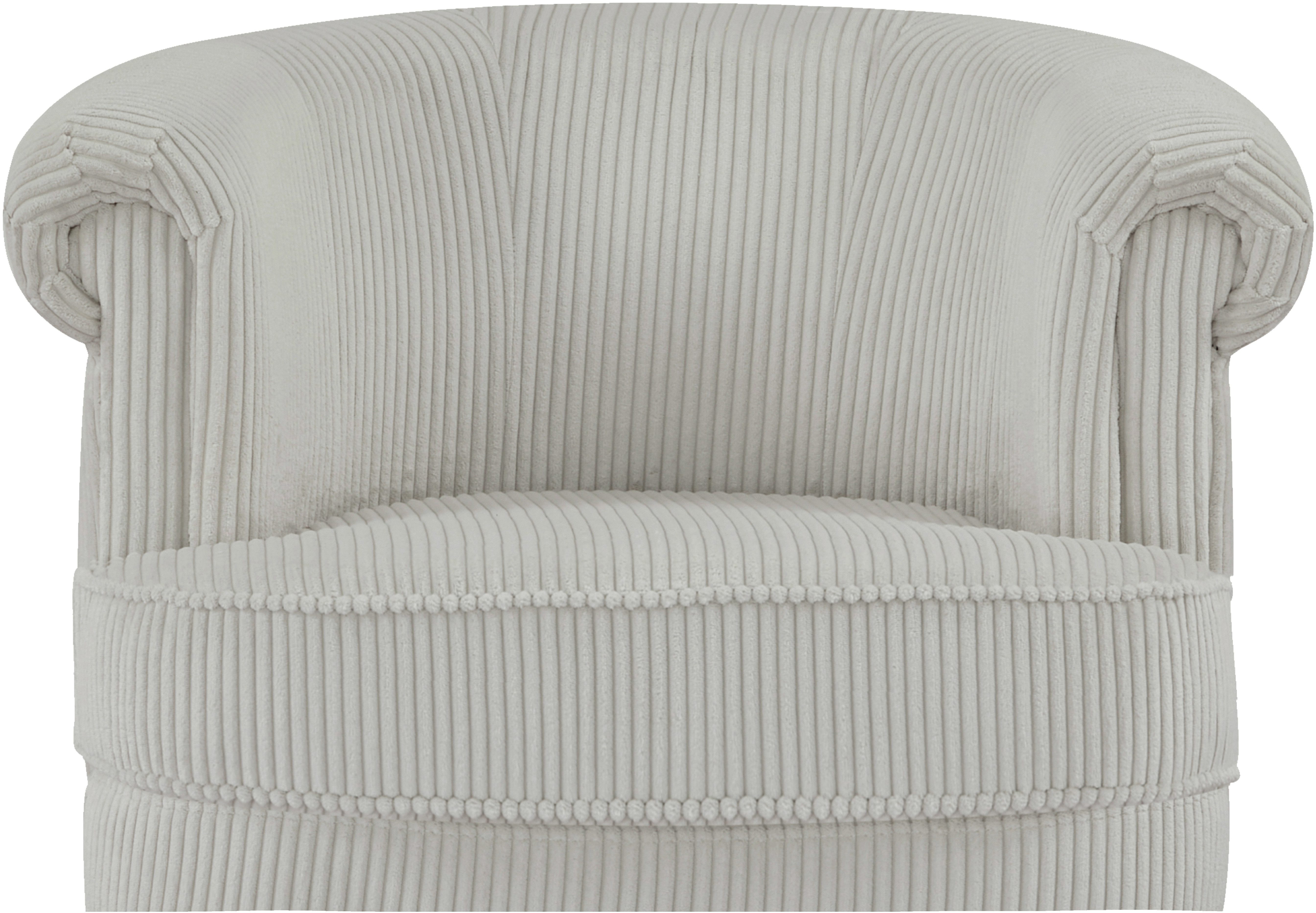 INOSIGN Fauteuil HUTSELL in Cord en Weefstof, TV-stoel of Relax-stoel