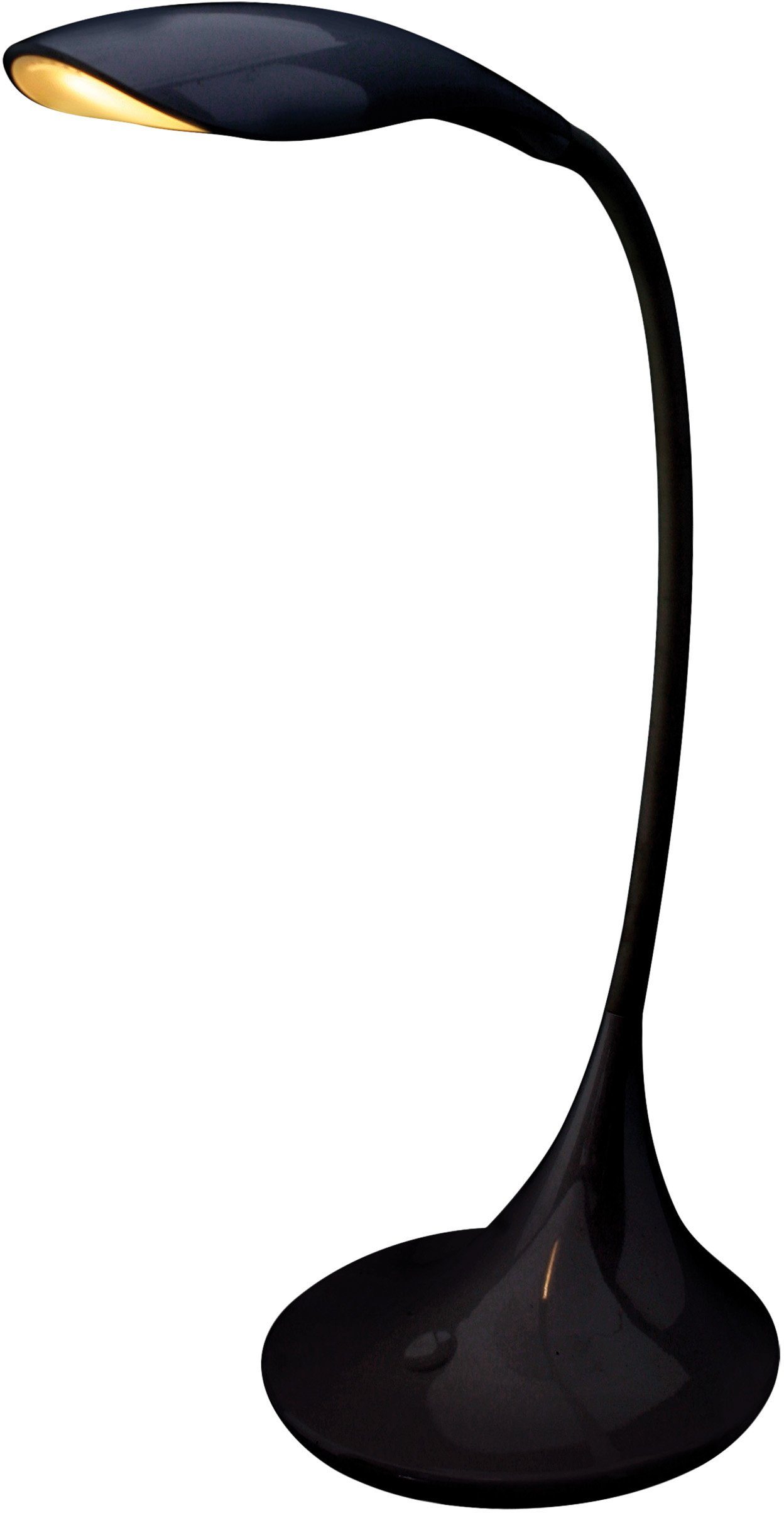 näve Led-tafellamp Alf Dimbaar, incl. trafo, touchfunctie, zwart, hoogte flexibel tot 37,5 cm (1 stuk)