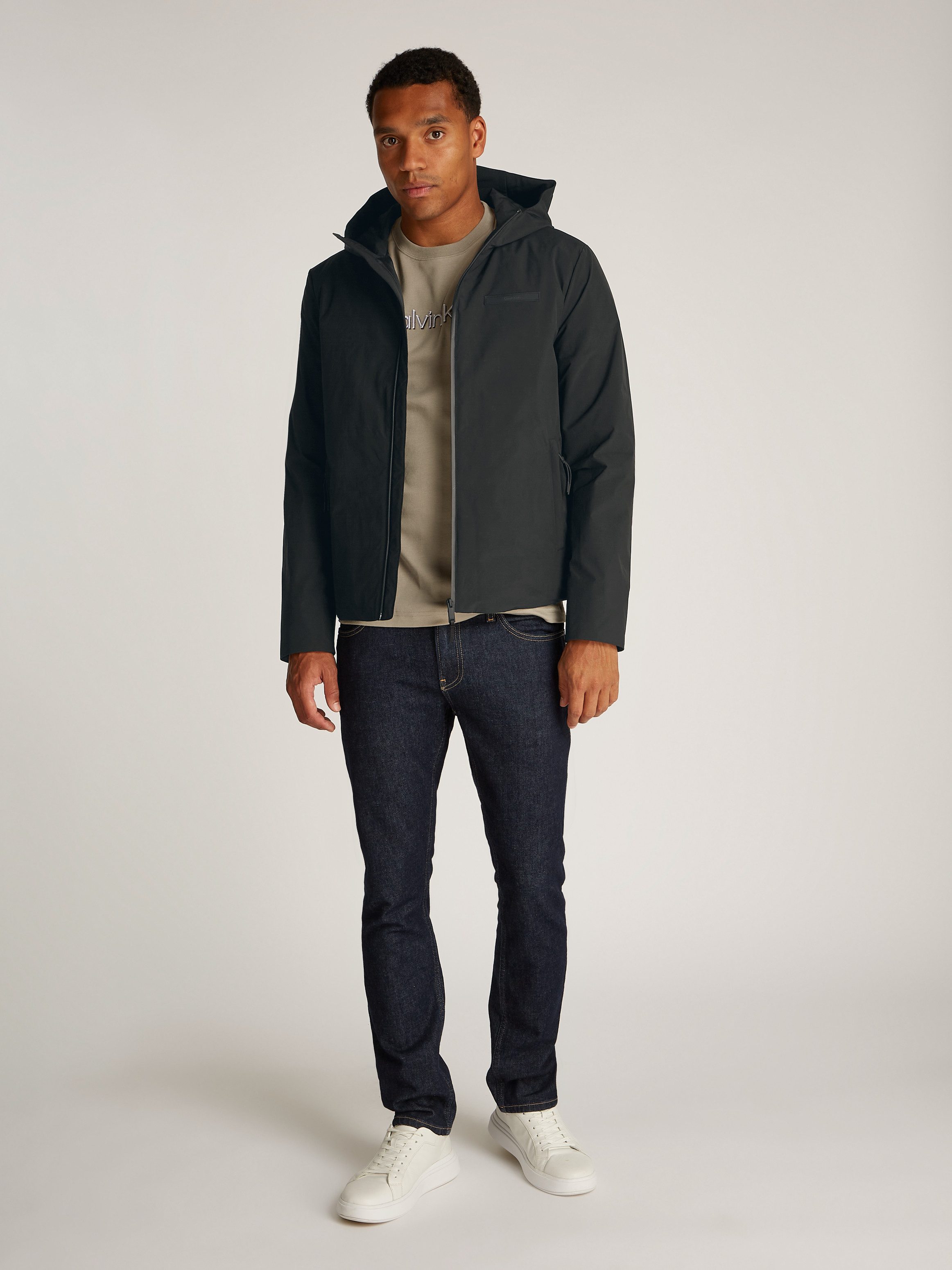 Calvin Klein Outdoorjack TECHNICAL NON-QUILT JACKET HOOD