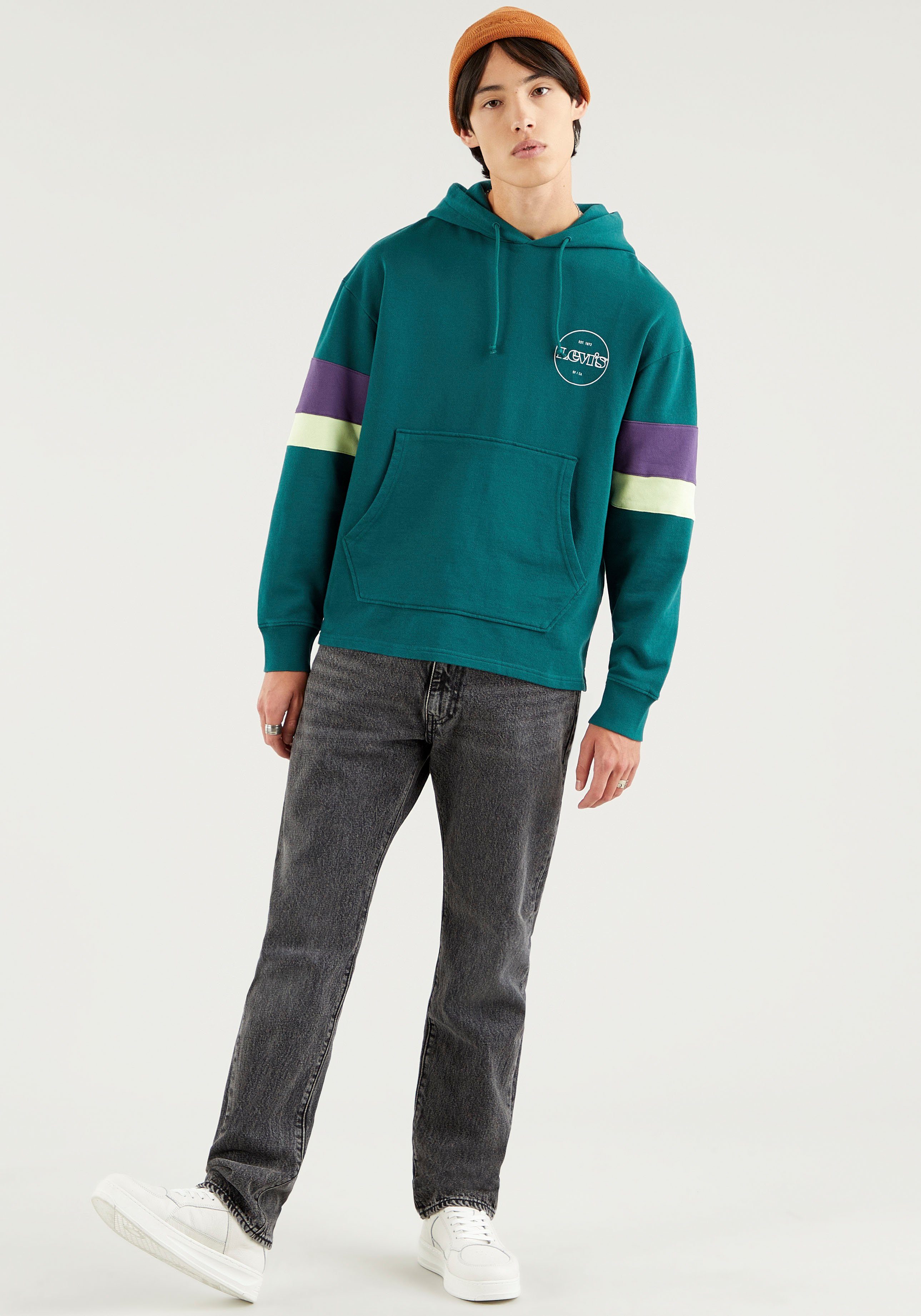 Levi's® Straight jeans 551Z AUTHENTIC met leren badge