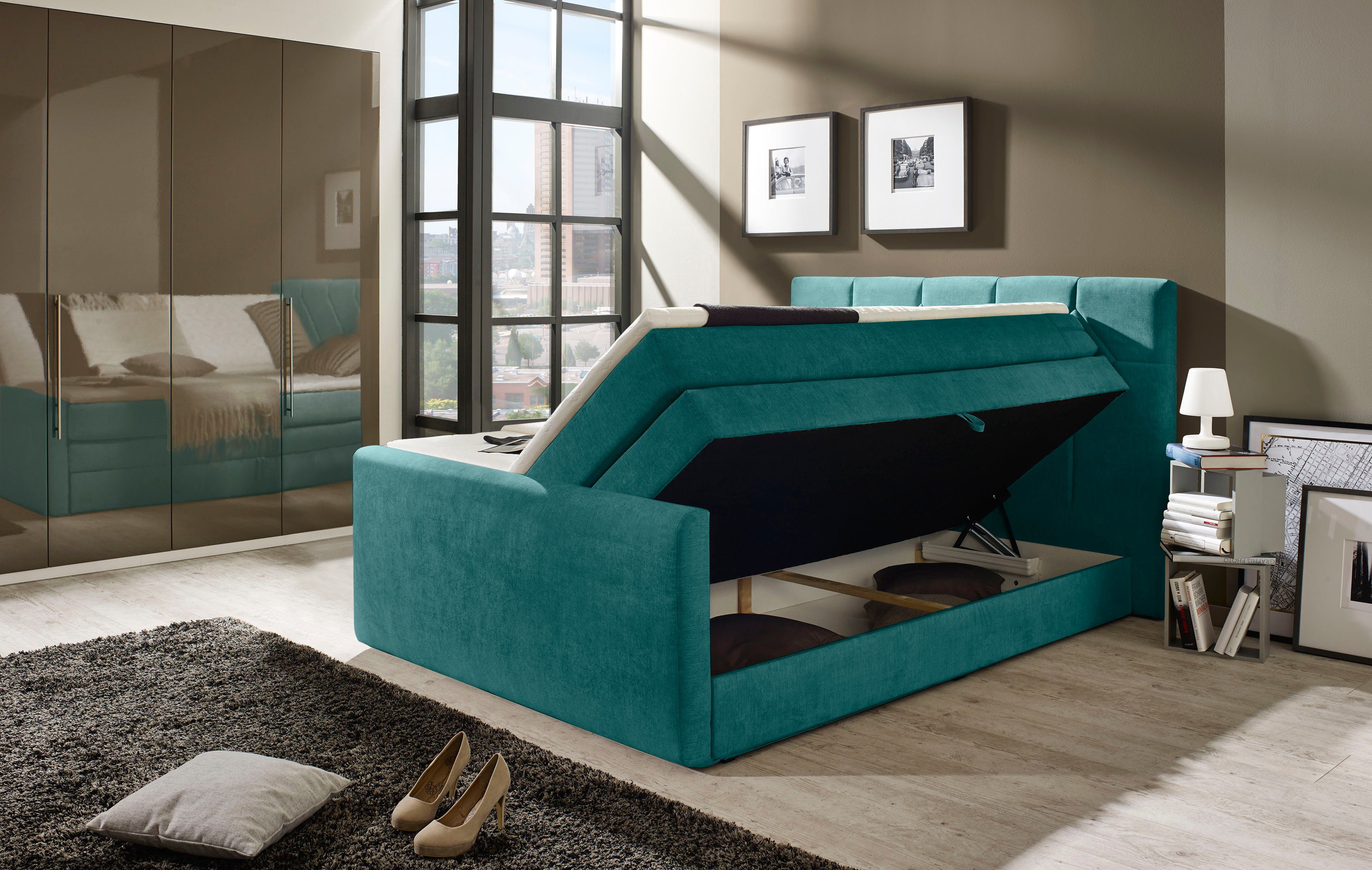 Places of Style Boxspring Atlanta inclusief topmatras en bedkist