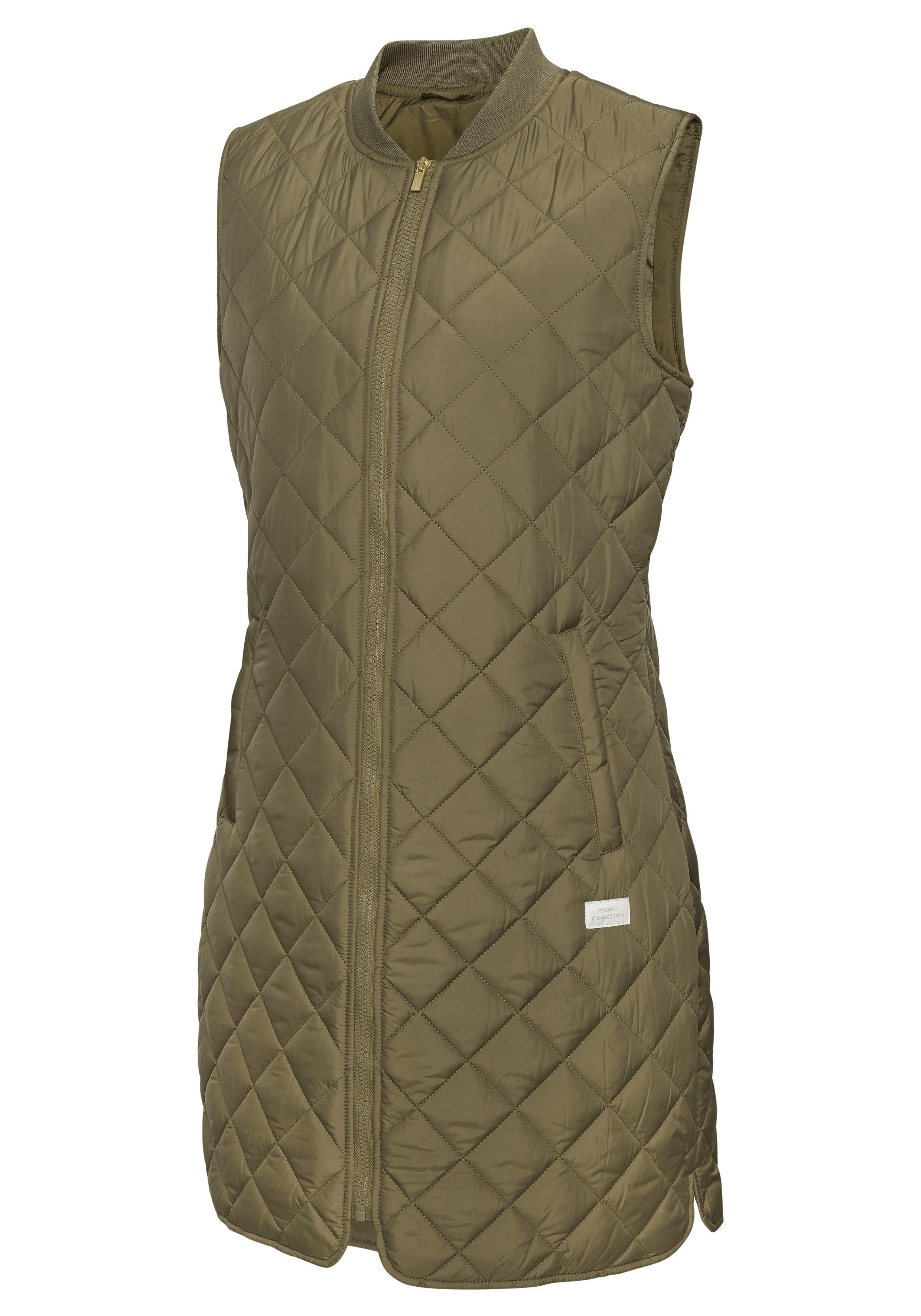 French Connection Lang gilet met breed gesneden schouders
