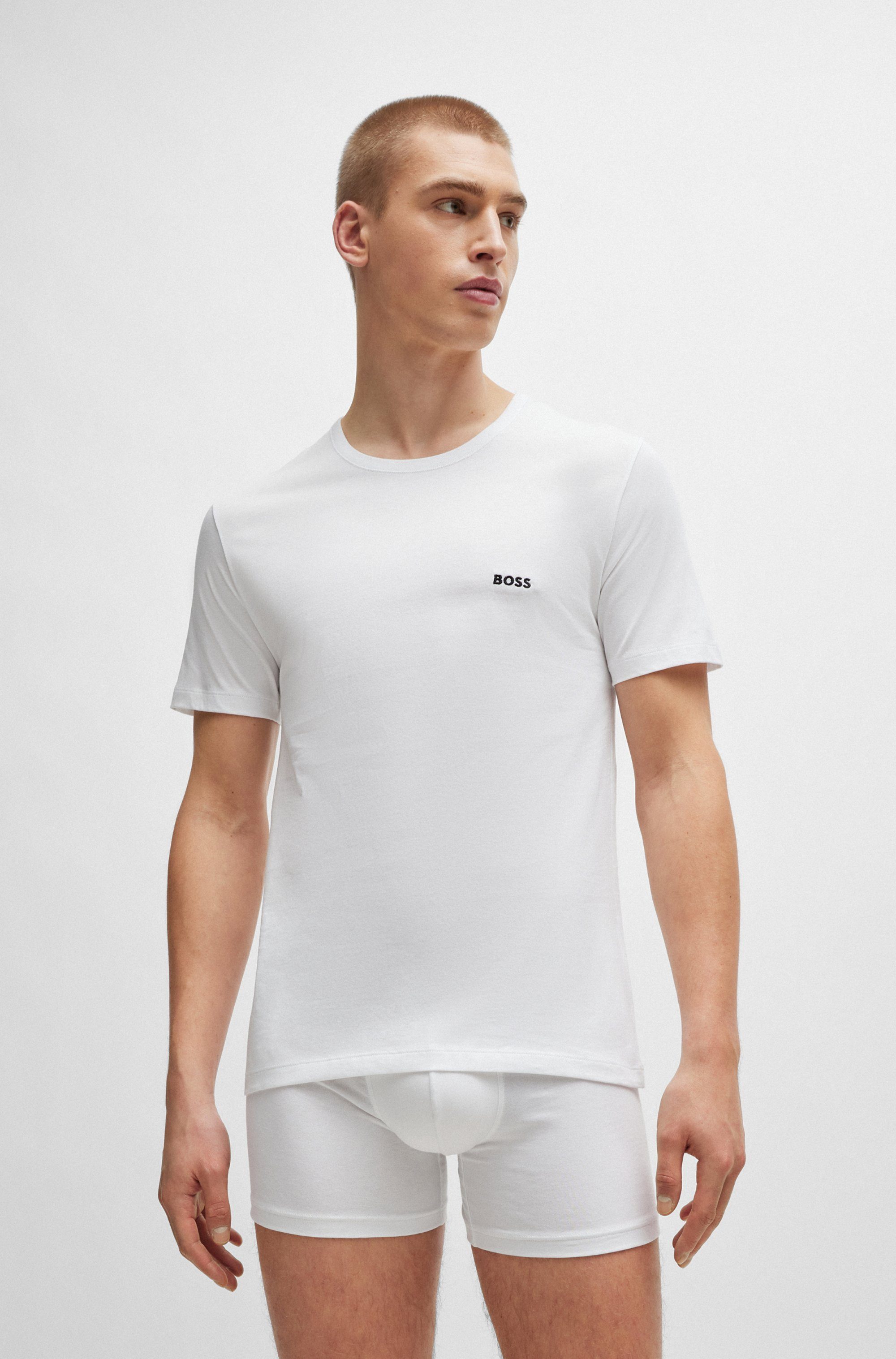 BOSS T-shirt Ronde hals BOSS ONE x David Beckham (3-delig, Set van 3)