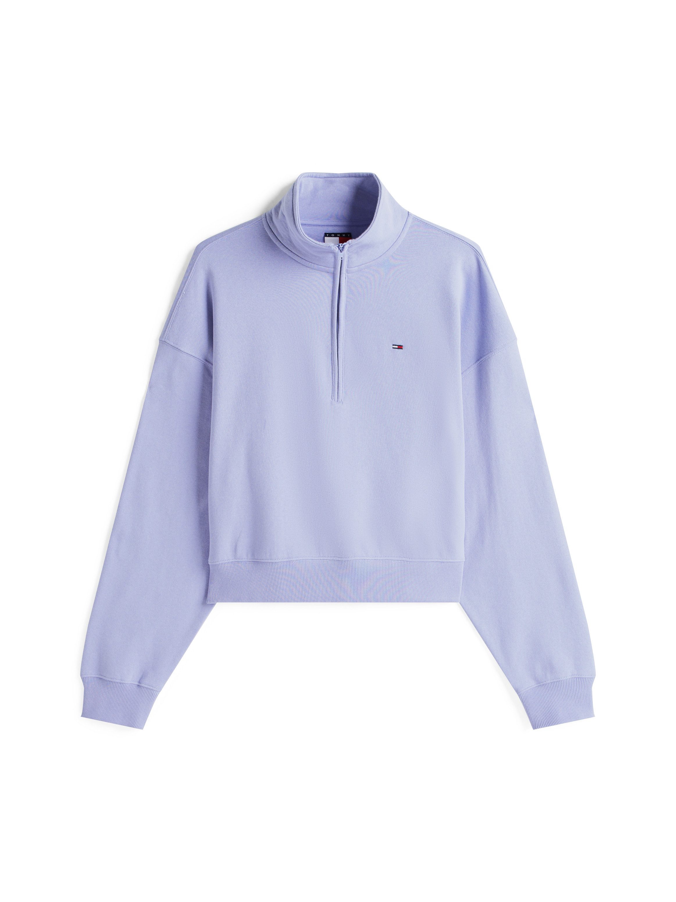 TOMMY JEANS Sweatshirt TJW BXY S-FLAG 1/4 ZIP