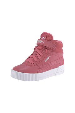 puma sneakers carina mid fur ps roze