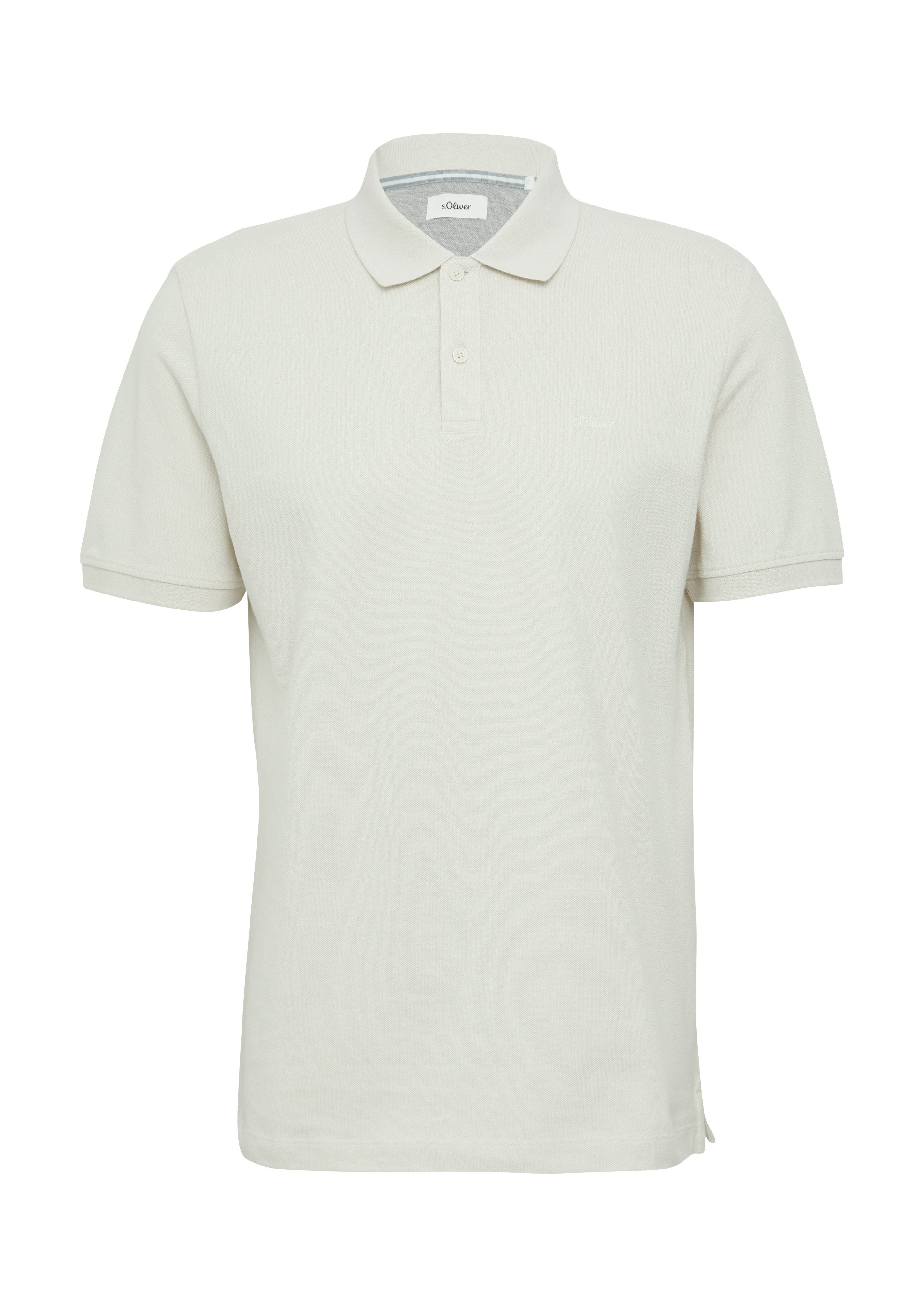 s.Oliver Poloshirt met geborduurd logo