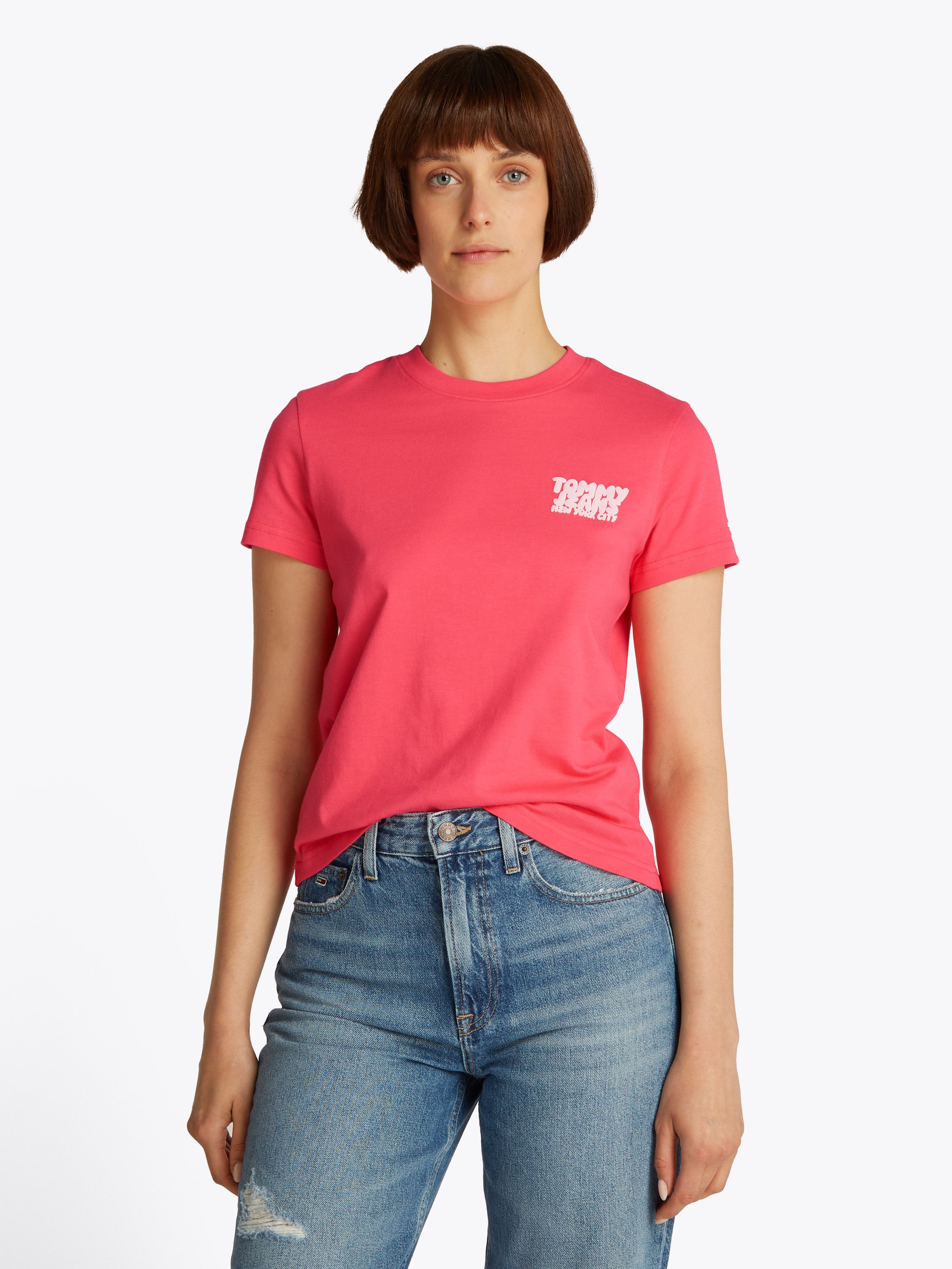 TOMMY JEANS T-shirt TJW REG TJ BUBBLE TEE