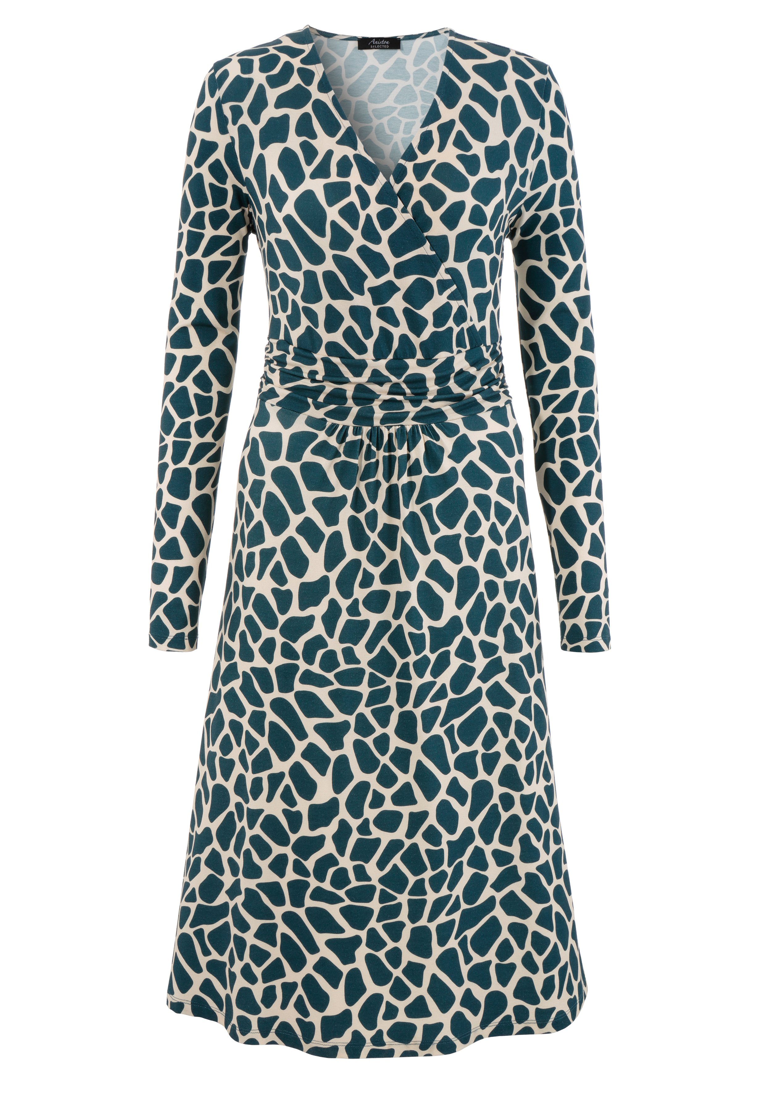 Aniston SELECTED Jerseyjurk met gekleurde animal-print