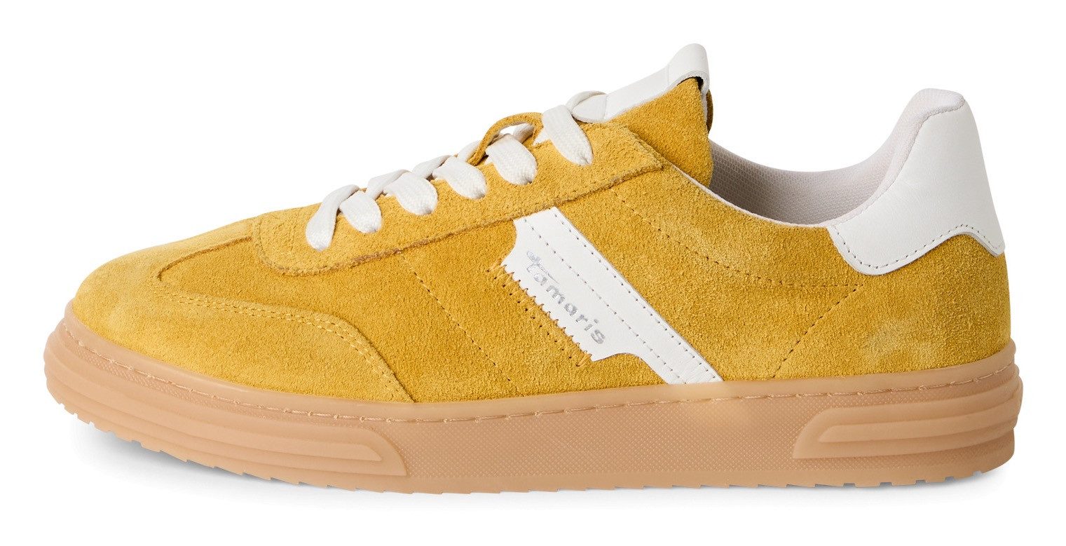 Tamaris Plateausneakers veterschoen, lage schoen, vrijetijdsschoen met gepolsterde schachtversteviging