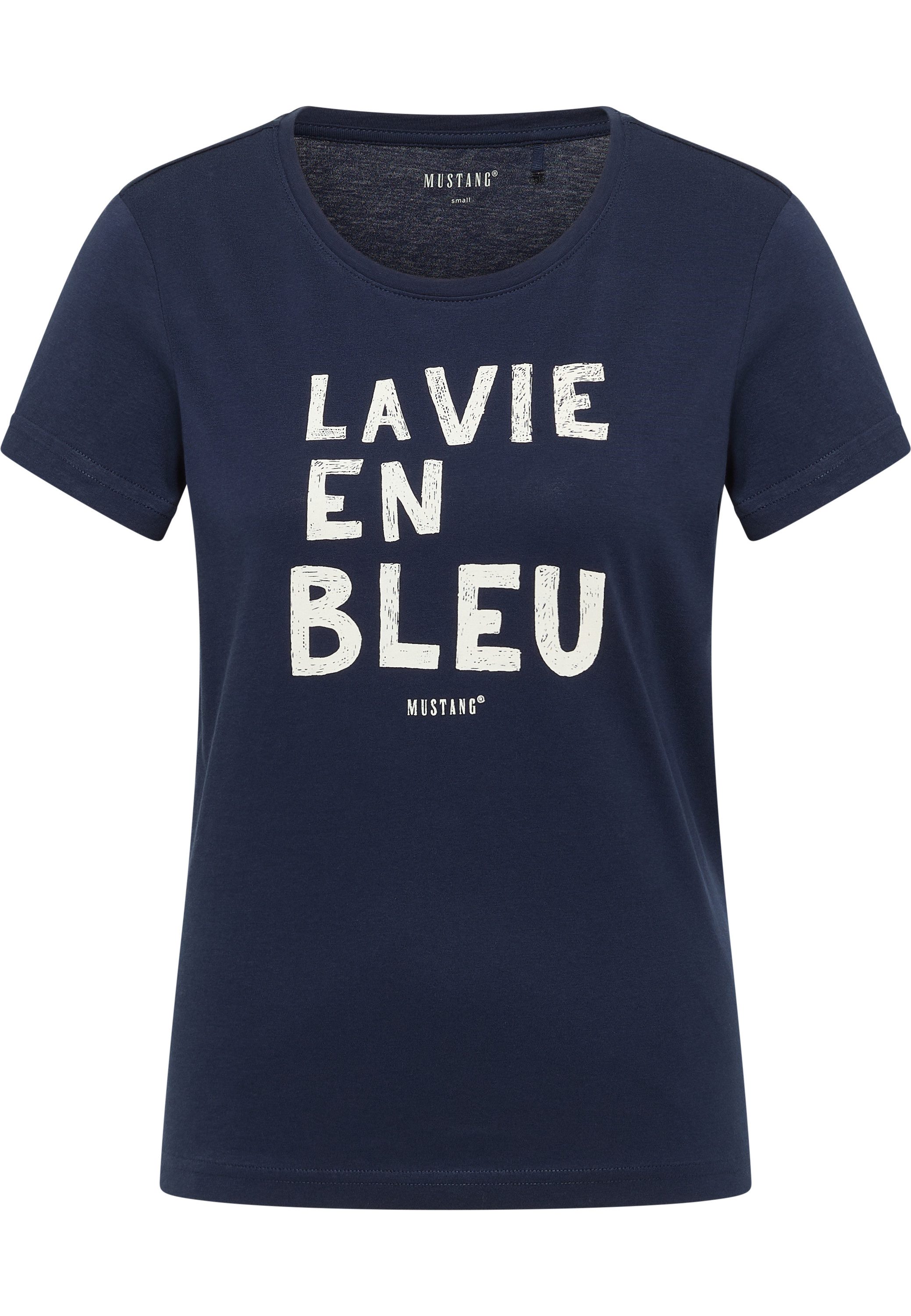 MUSTANG Shirt met korte mouwen Dames stijl Alma