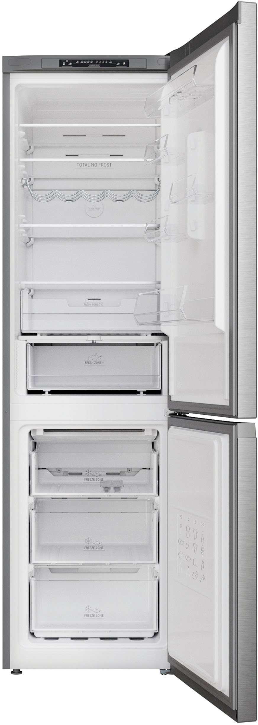 BAUKNECHT Koel-vriescombinatie KGNF 210C2IN
