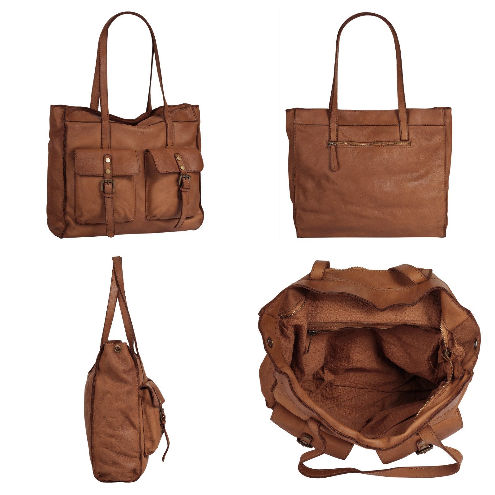 Samantha Look Shopper echt leer, made in italy