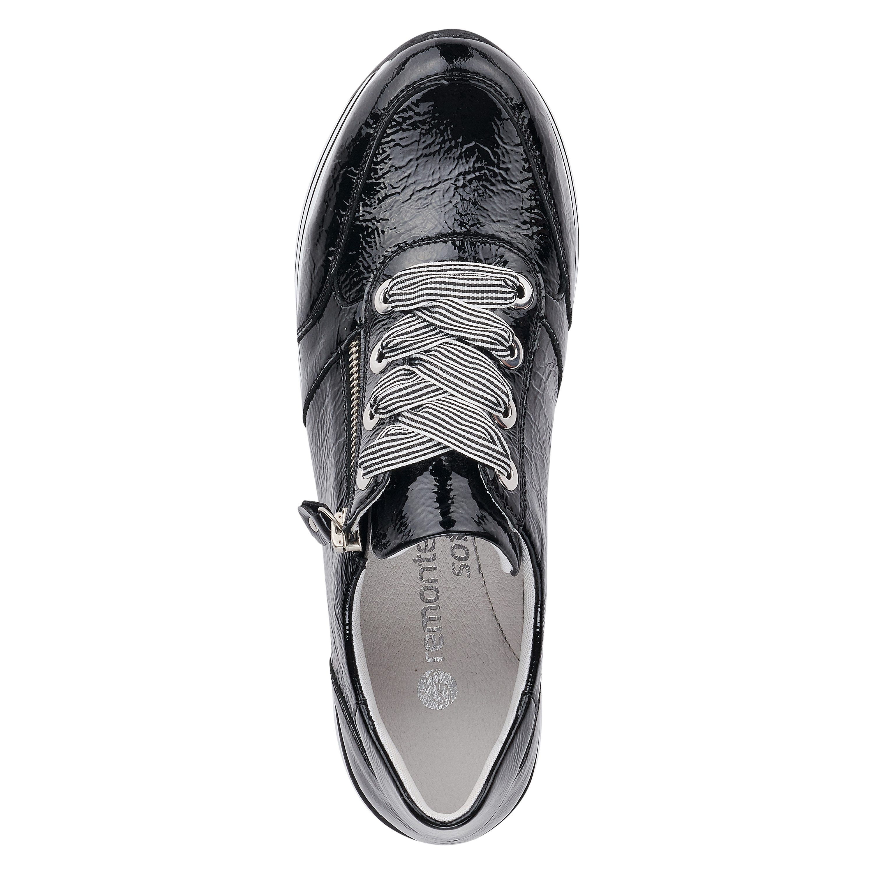 Remonte Plateausneakers , vrijetijdsschoen, halfschoen, veterschoen met gepolsterde schacht