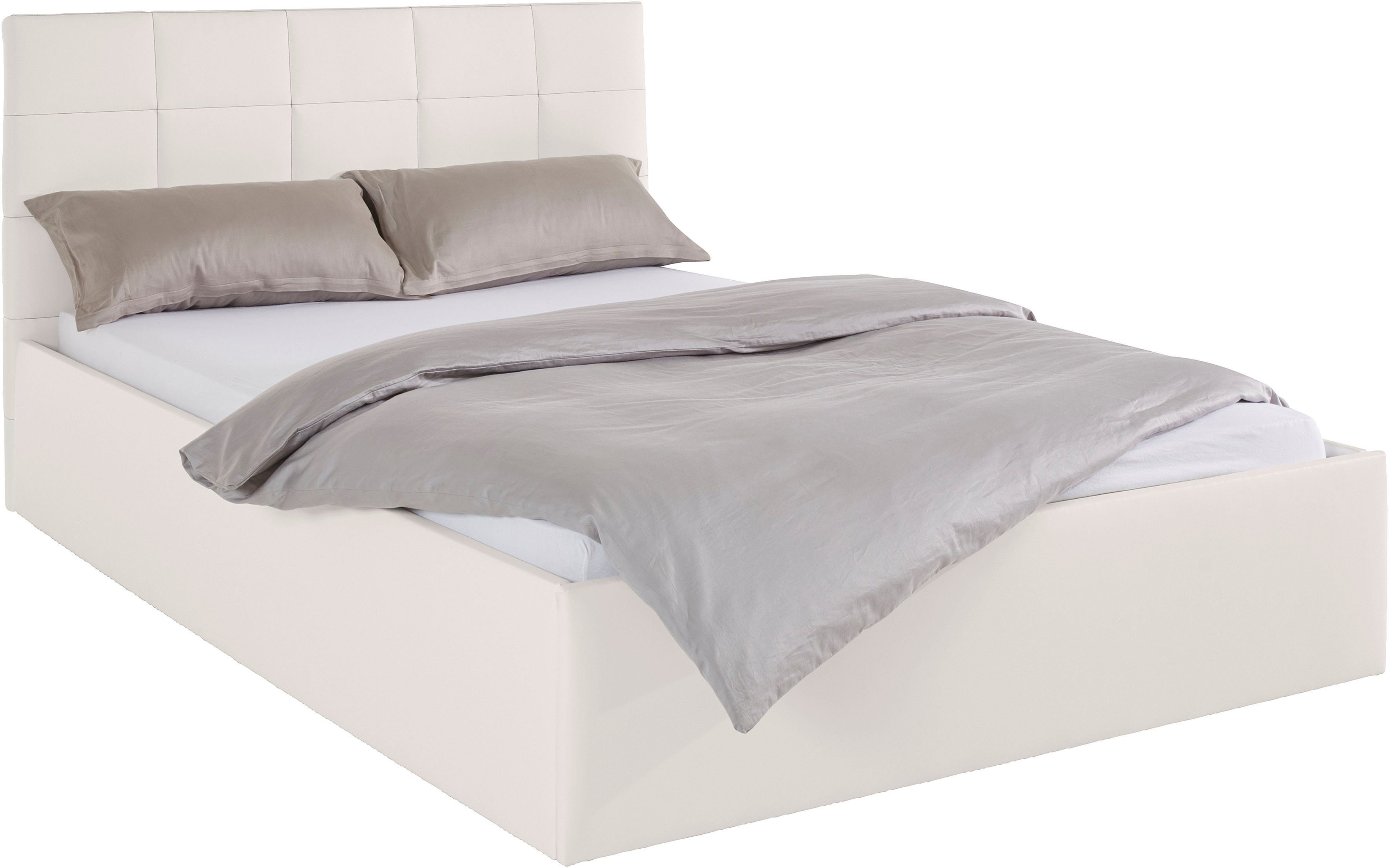 Westfalia Polsterbetten Gestoffeerd bed met bedkist bij uitvoering met matras, in 2 hoogten
