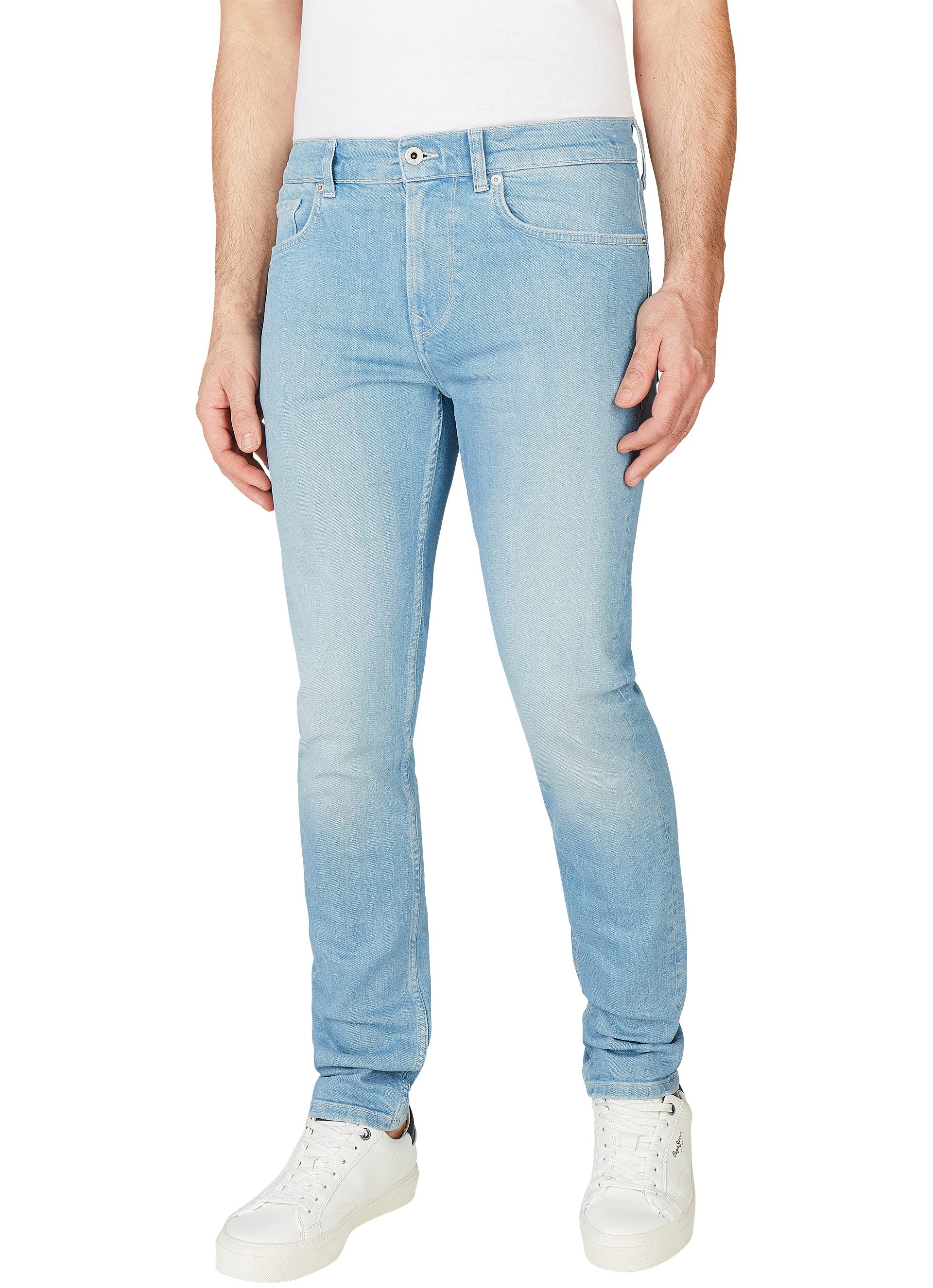 Pepe Jeans Slim fit jeans Slim Jeans heren slim fit jeans maat 30 blauw