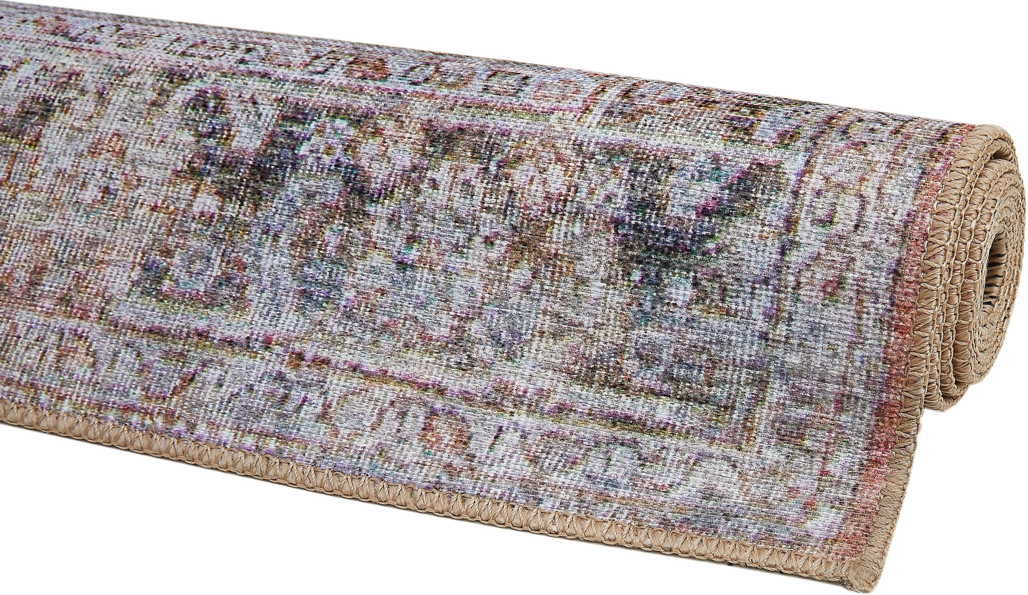 LUXOR living Vloerkleed Voorraadopruiming Speciale aanbiedingen, moderne vintage ontwerpen, Oriëntlook, met rand