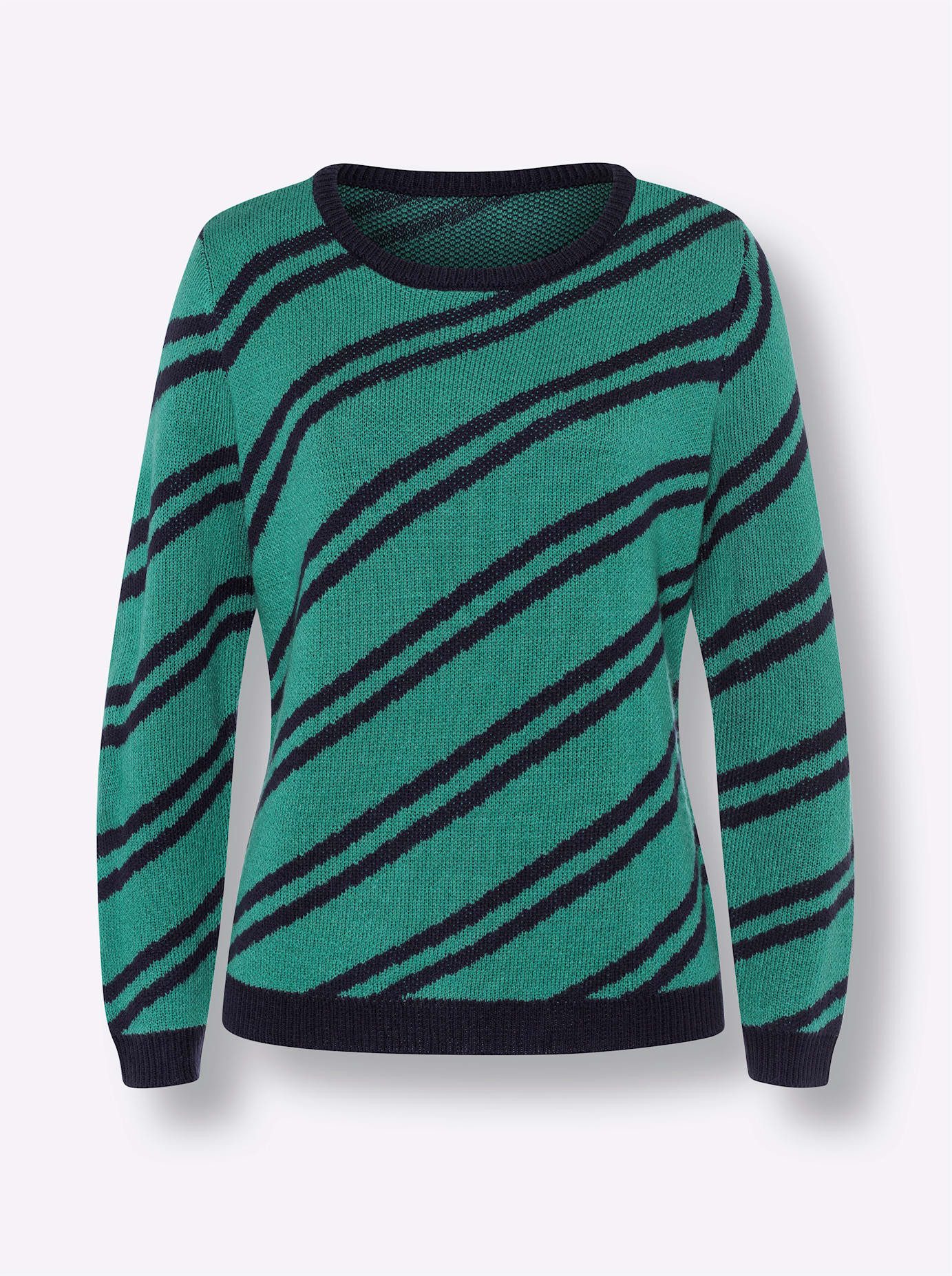 Classic Basics Gebreide trui Gestreepte trui
