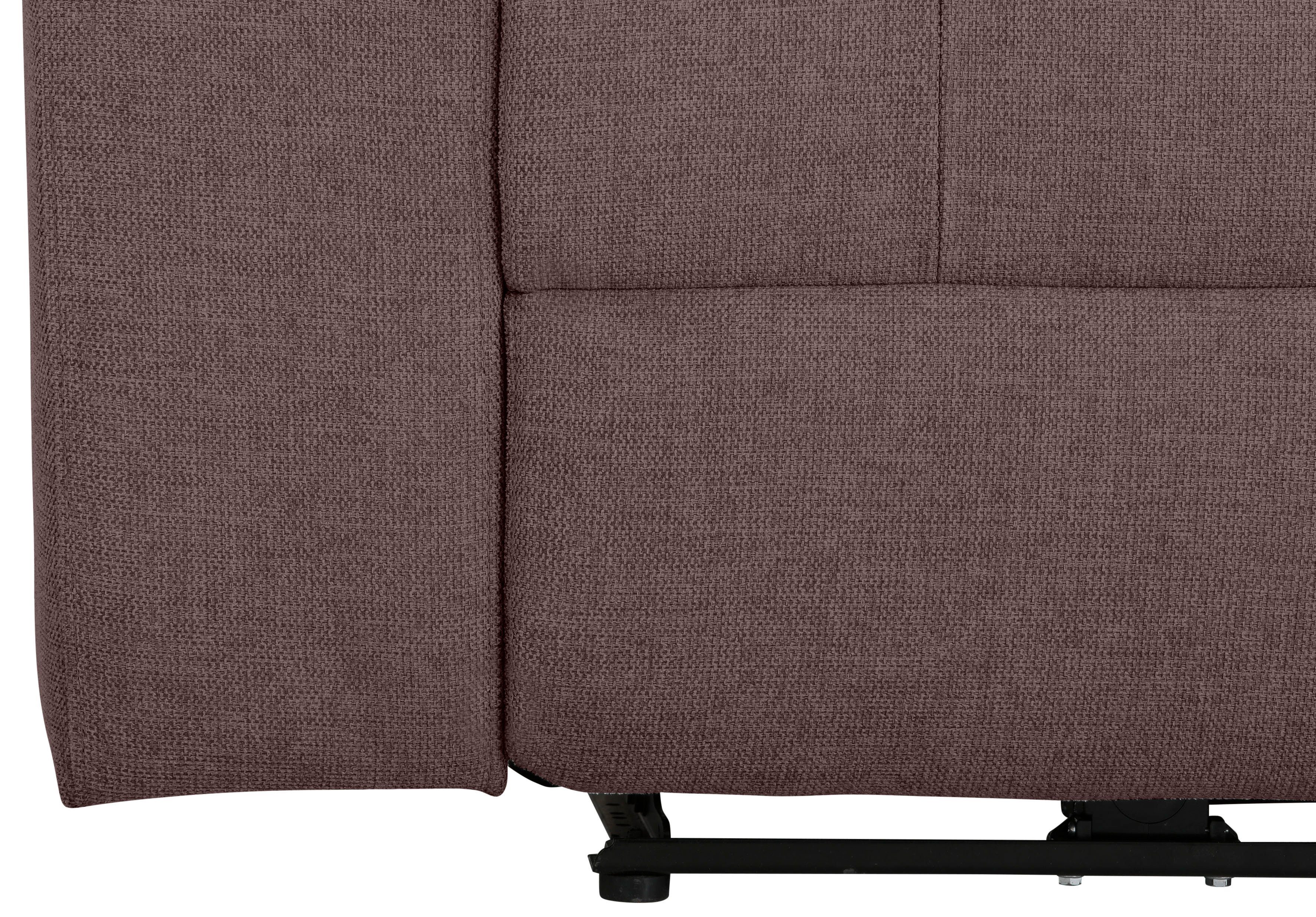 Home affaire 3-zitsbank Binado met handmatige of elektrische relaxfunctie met usb-aansluiting