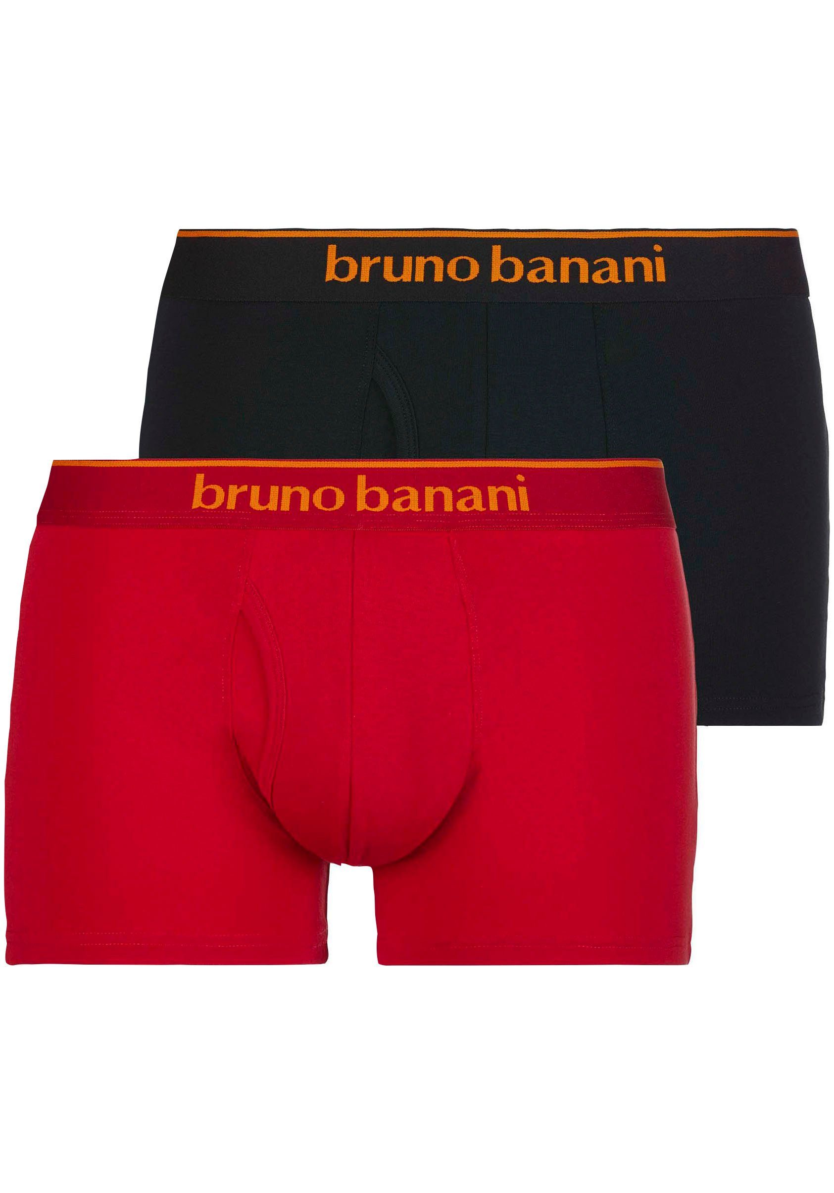 Bruno Banani Boxershort Short 2-pack Quick Access (2 stuks, Set van 2) heren boxershorts maat S multicolor