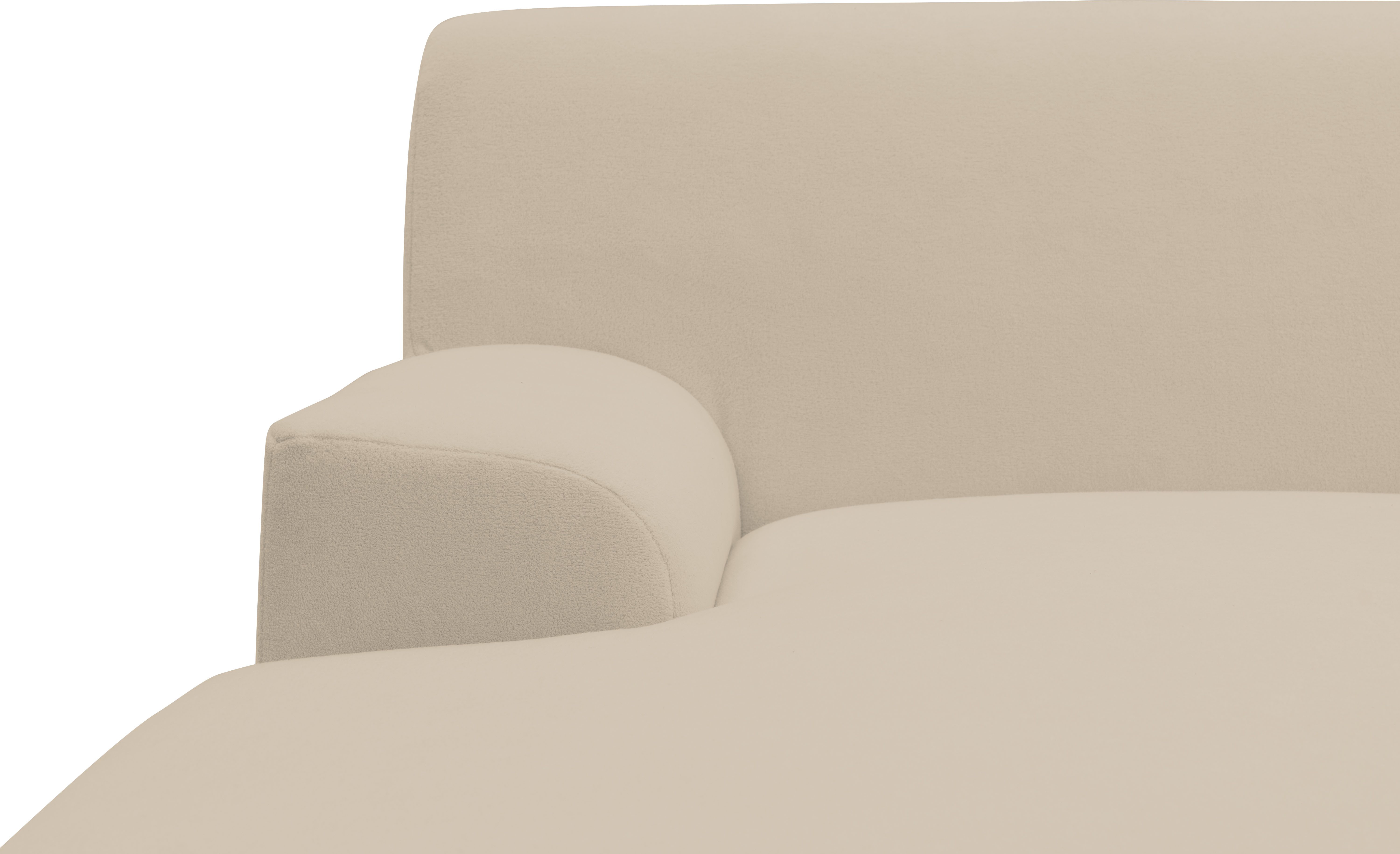 INOSIGN Hoekbank Turah 2, L-vorm, in Cord en waterafstotende microvezel, Vering B/D/H: 241/146/79 cm, incl. sierkussen, optioneel met bedfunctie