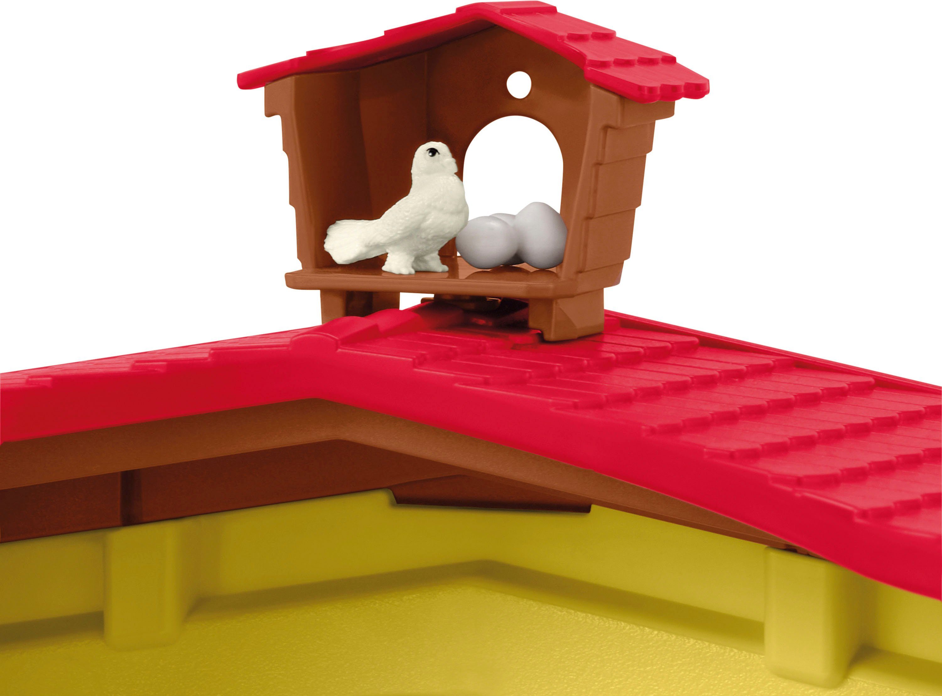 Schleich® Speelwereld FARM WORLD, Grote stal met dieren en accessoires (42605)
