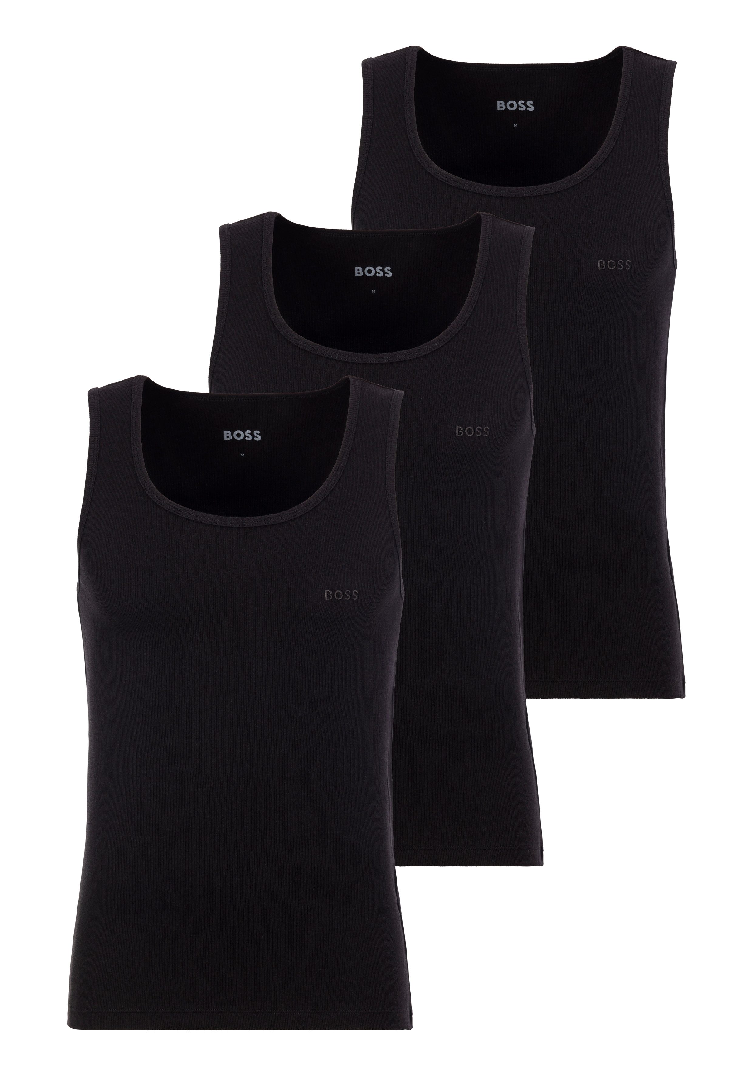 BOSS Tanktop 3P RibClassic BOSS ONE x David Beckham