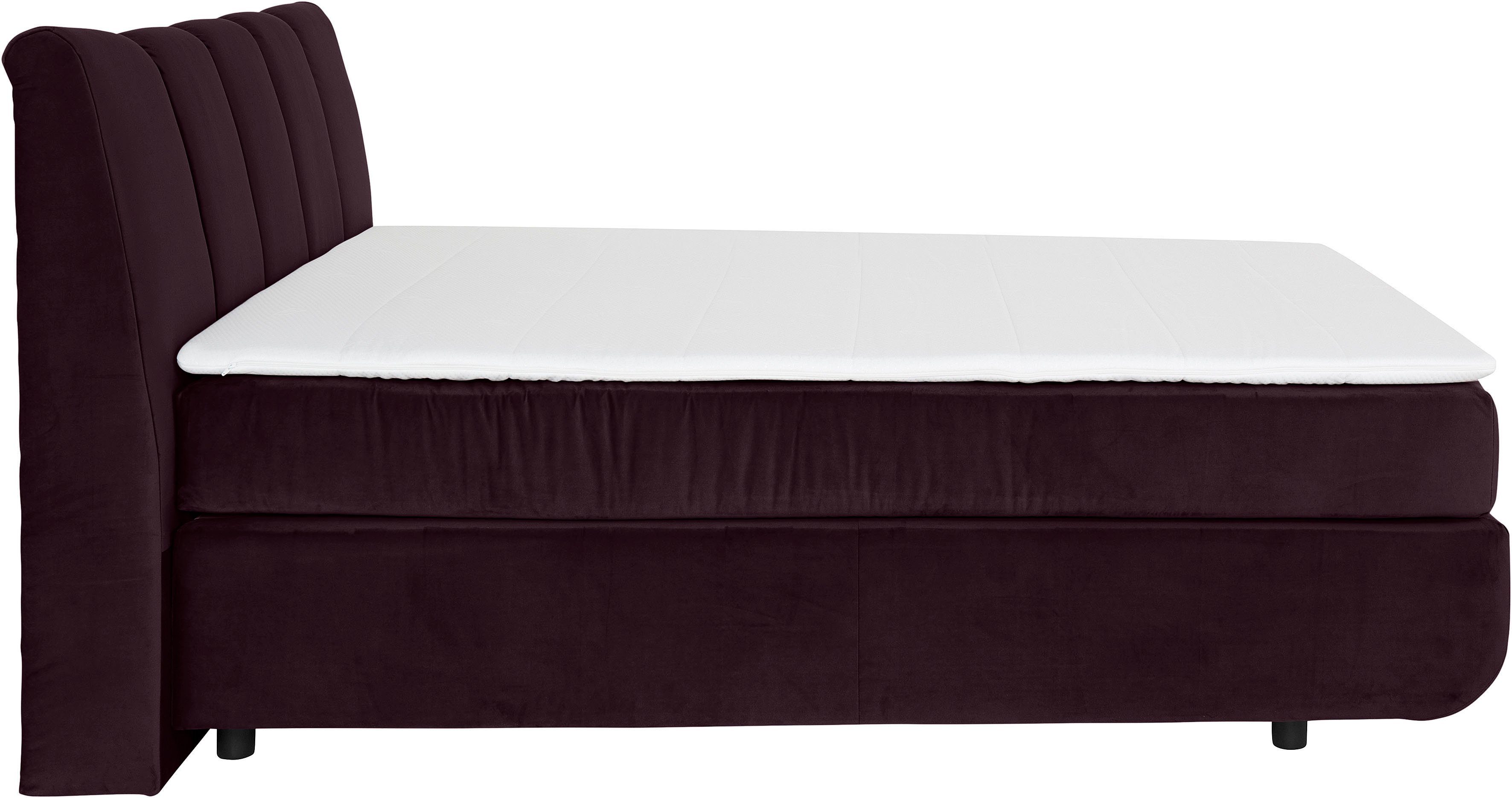 Leonique Boxspring Océane Los van de vloer- werkt vrijzwevend, verschillende hardheden (ook H4)