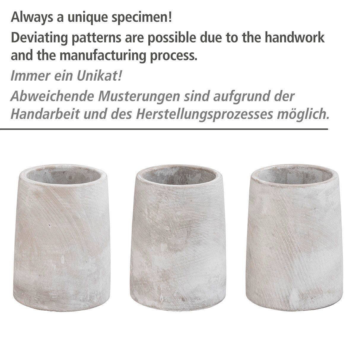 WENKO Zeepdispenser Villena Beton, 150 ml (1-delig)