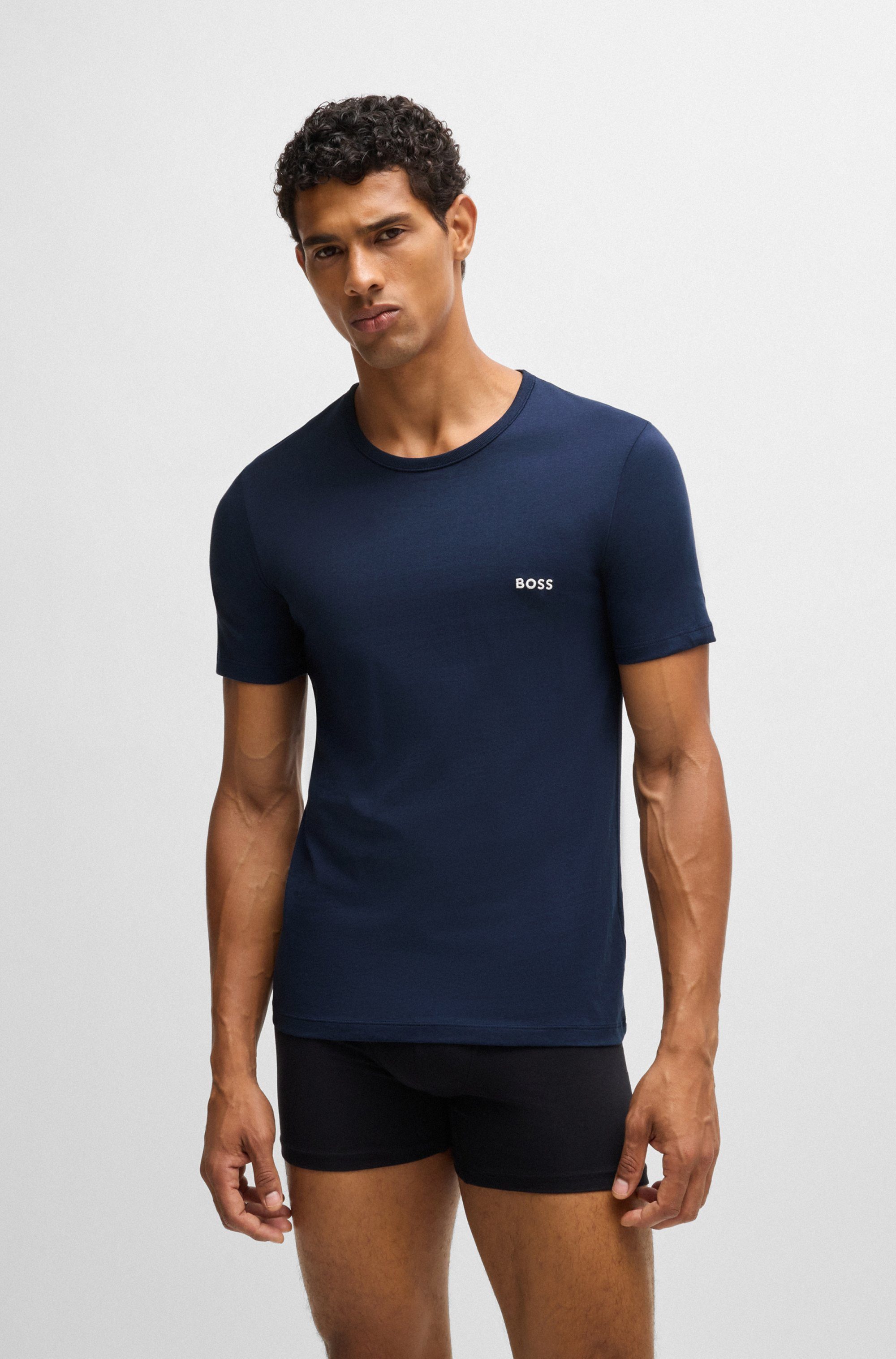 BOSS T-shirt Ronde hals BOSS ONE x David Beckham (3-delig, Set van 3)