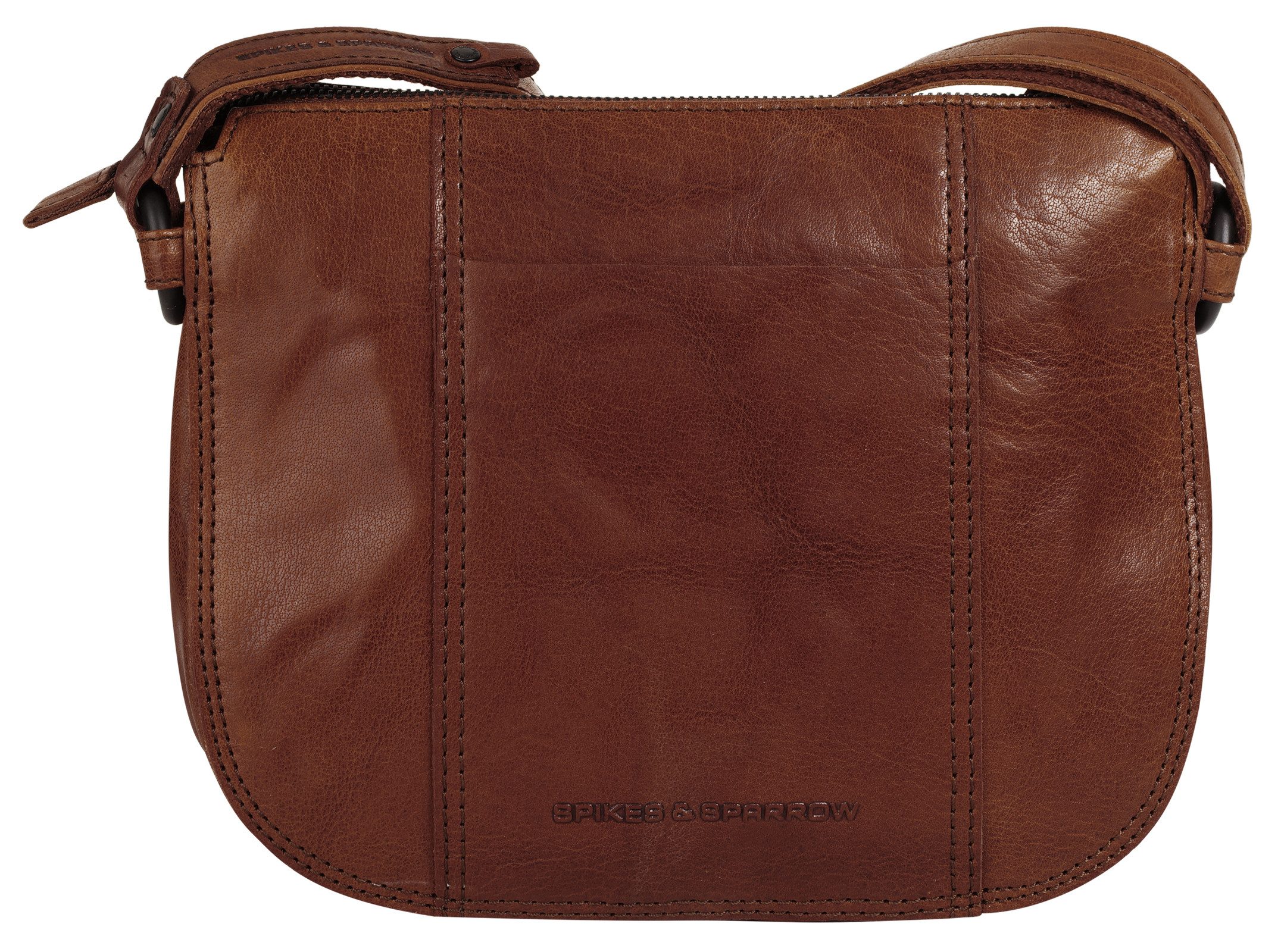 Spikes & Sparrow Schoudertas echt leder