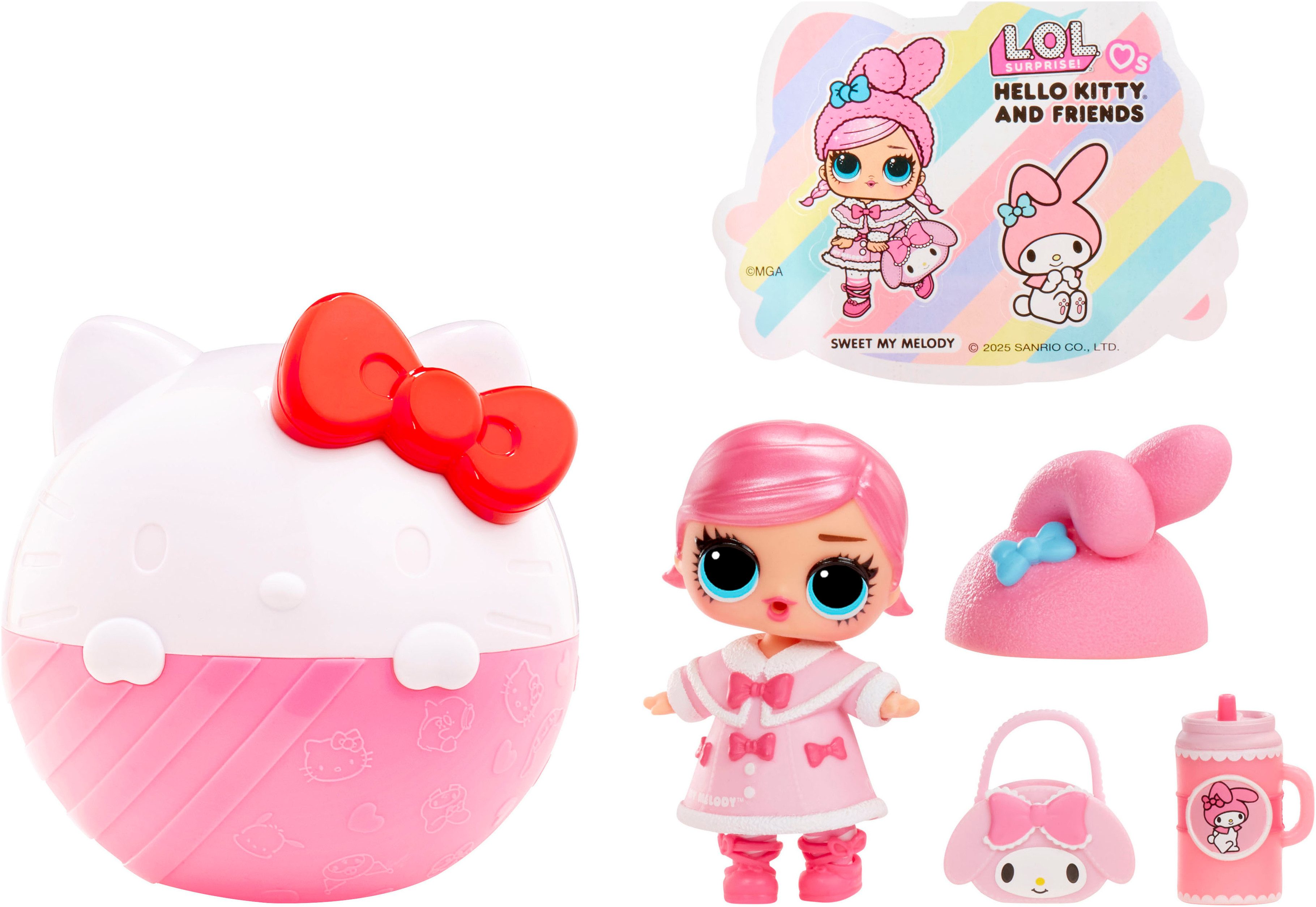 L.O.L. SURPRISE! Aankleedpop L.O.L. Surprise Loves Hello Kitty & Friends Tots Core Characters