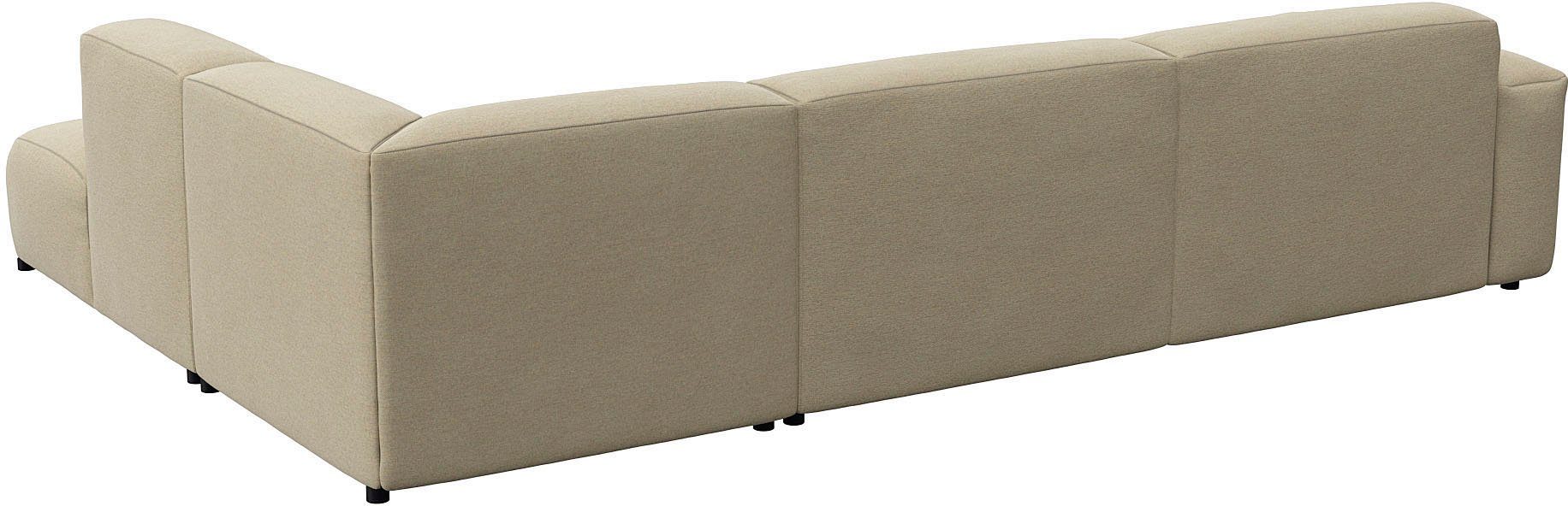 FLEXLUX Hoekbank Lucera, super comfortabel door hoogwaardige zitconstructie met koudschuim