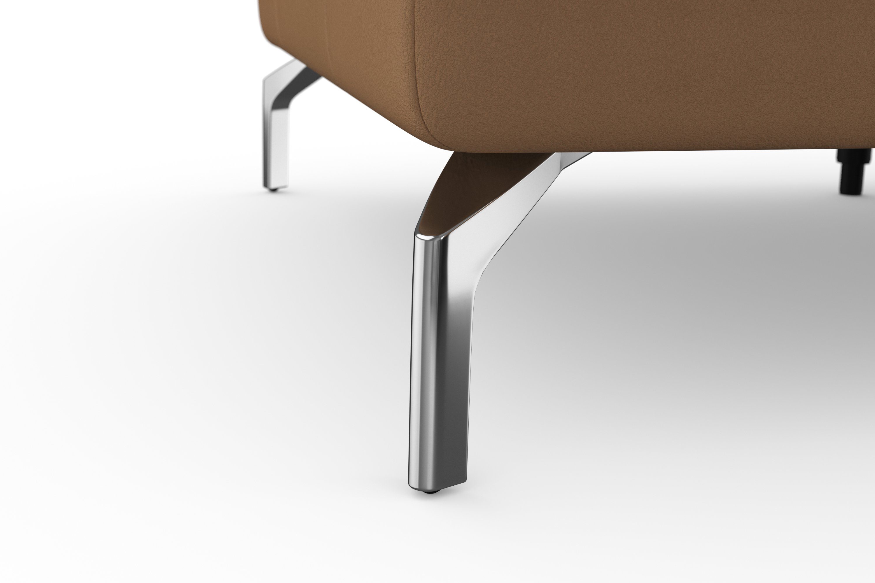sit&more Hoekbank Bendigo L-vorm inclusief zitdiepteverstelling, bodemvrijheid 15 cm, in 2 pootkleuren