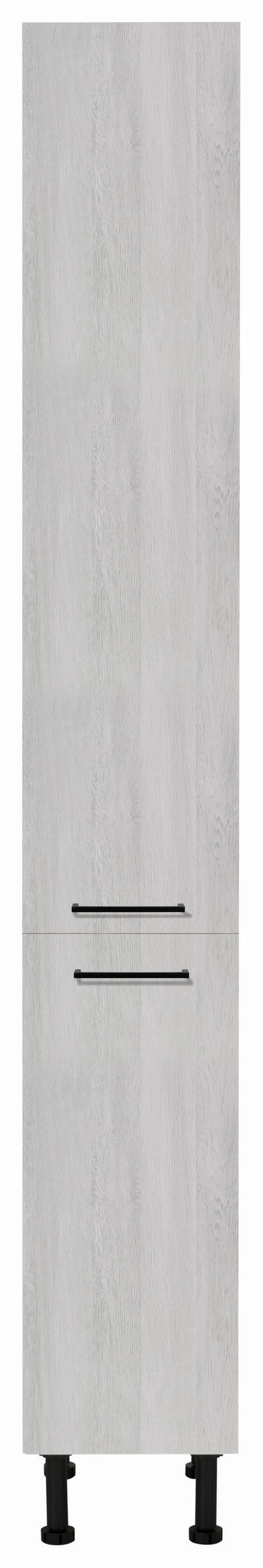 wiho Küchen Apothekerskast Nisos 30 cm breed, soft-close in lades, verstelbare voeten, zonder blad