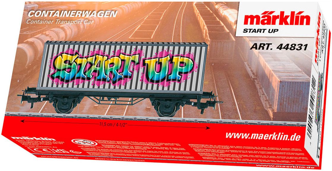 Märklin Goederenwagon Märklin start up - containerwagen graffiti - 44831