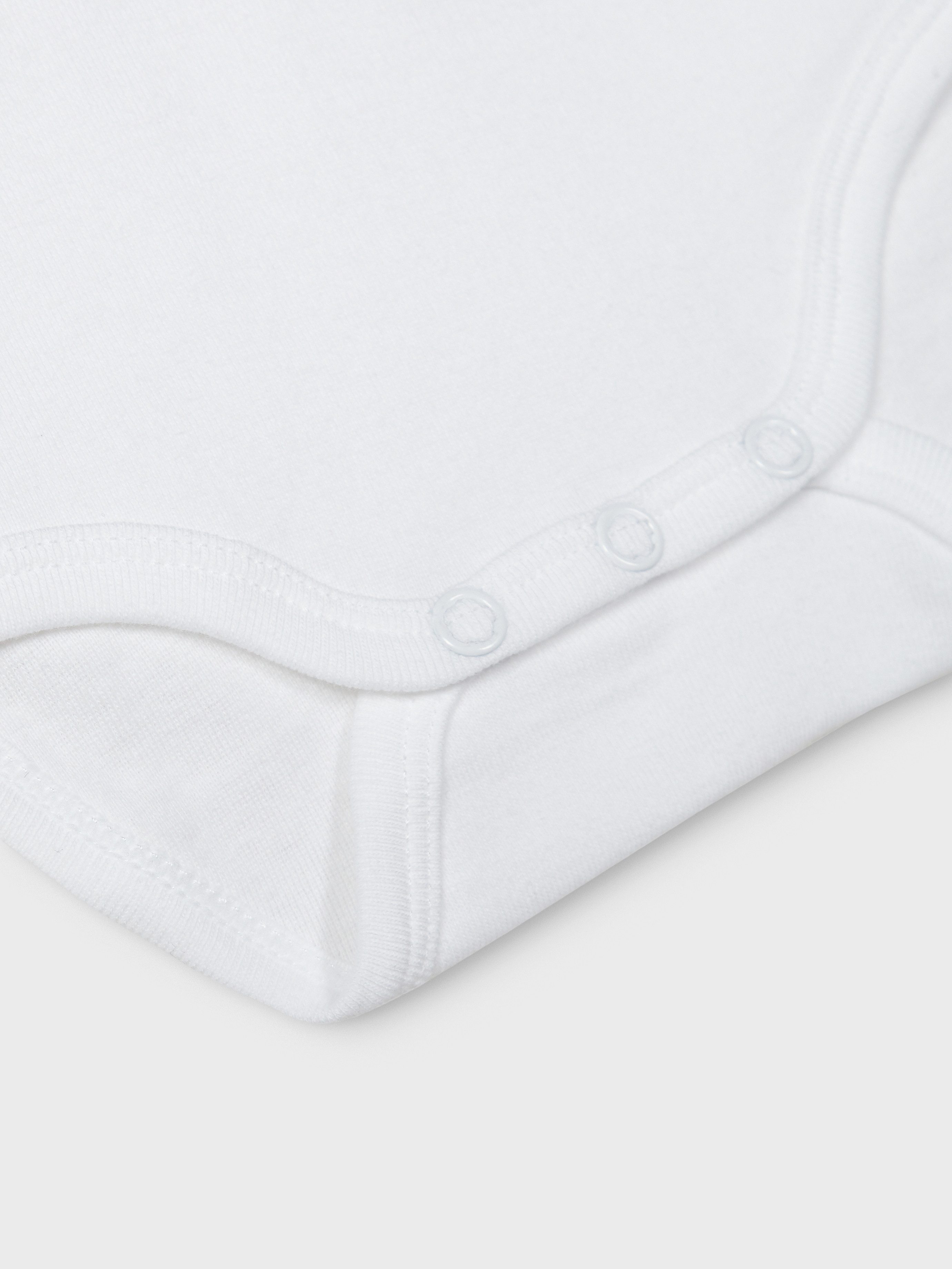 Name It Body NBNBODY 3P SS SOLID WHITE 4 NOOS (set 3-delig)