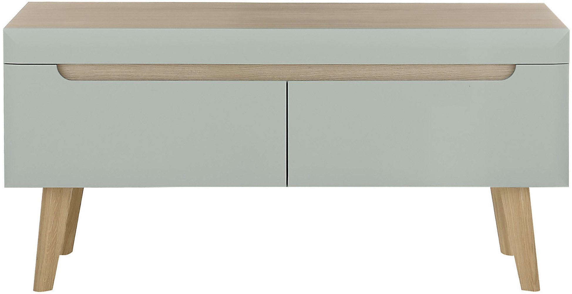 INOSIGN Tv-meubel Torge, TV-kast, TV-kommode, televisiekast, TV-bord afgeschuinde poten, drie kleuren, scandi design, 107 cm breed (1 stuk)