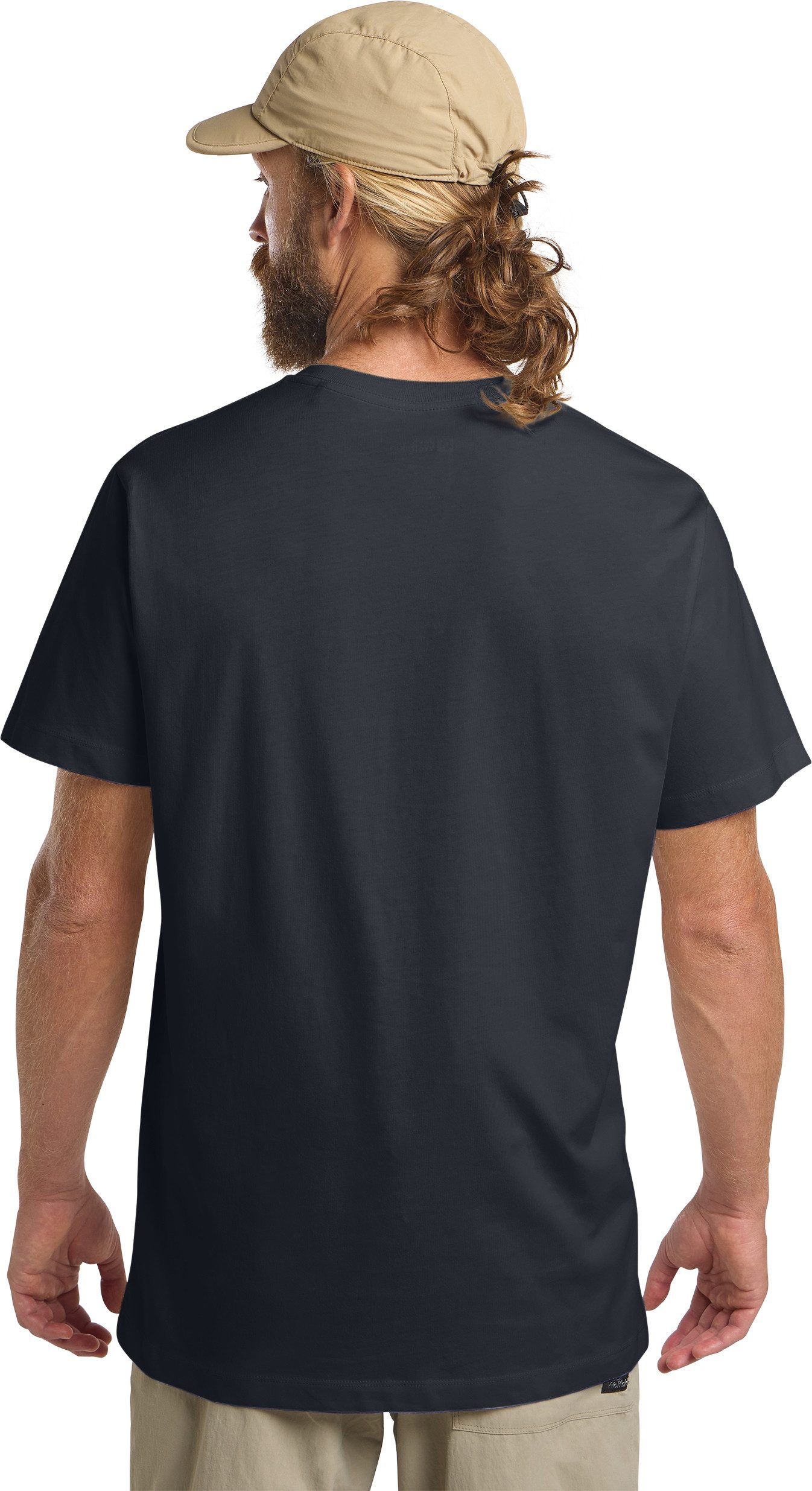 Jack Wolfskin T-shirt ESSENTIAL T M zacht, klassiek t-shirt van ademende bio-katoen