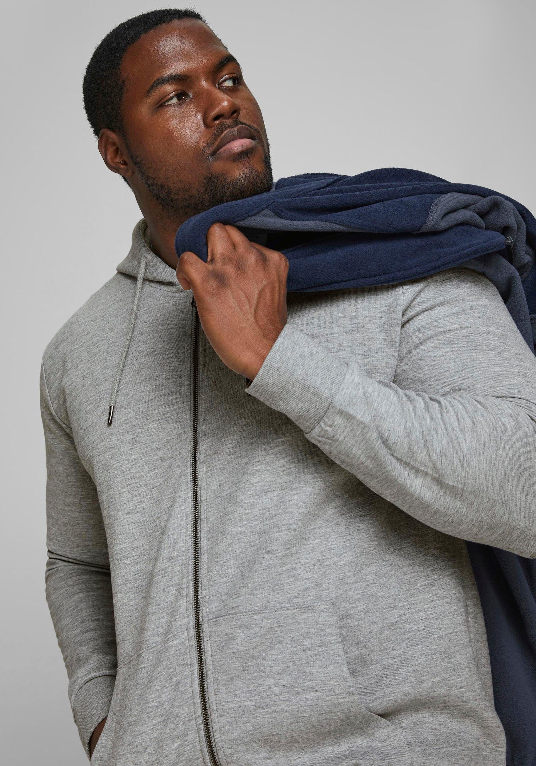 Jack & Jones PlusSize Capuchonsweatvest BASIC SWEAT ZIP HOOD