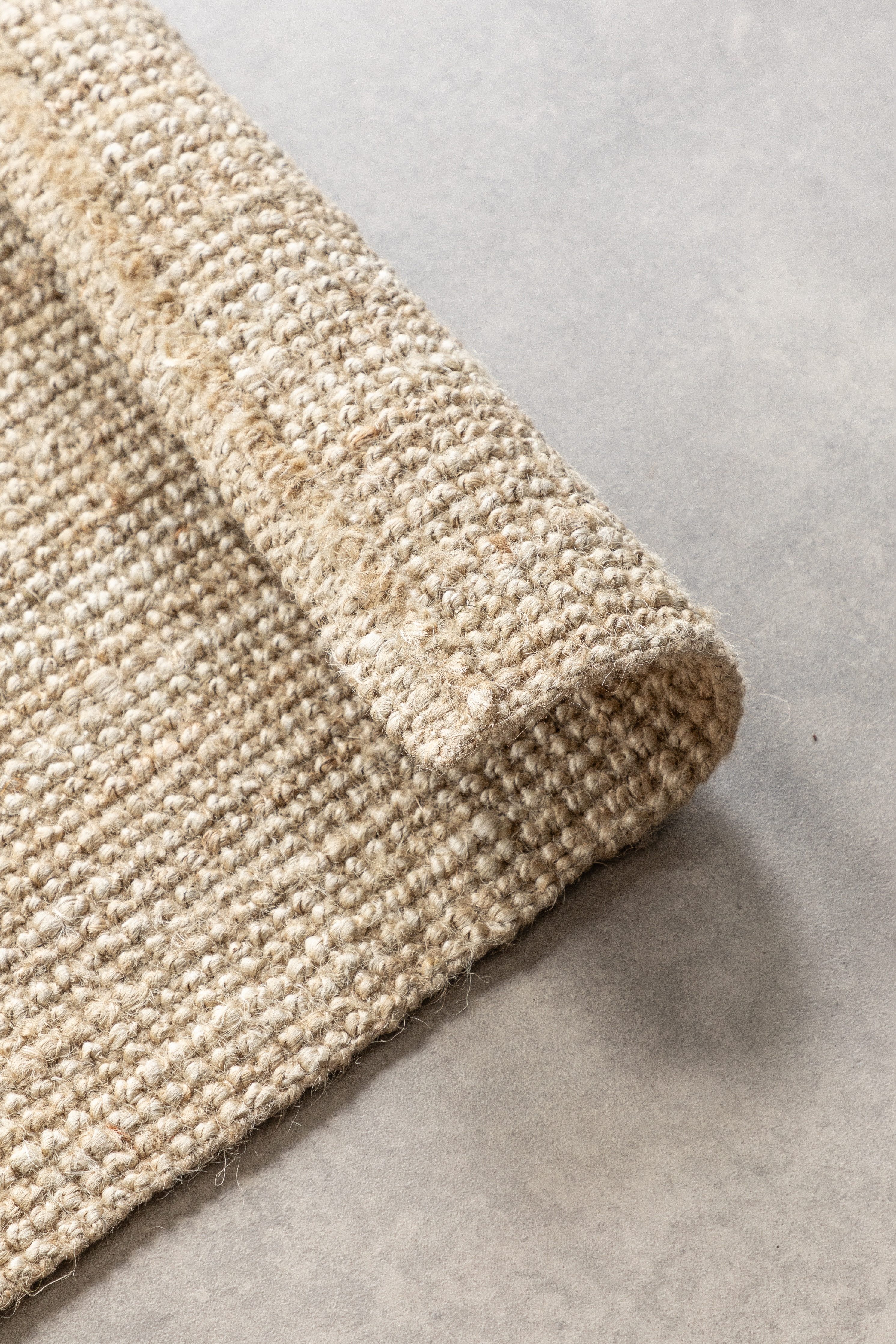HANSE Home Vloerkleed Jaipur jute tapijt, als loper en rond 100% natuurlijke vezel, duurzaam, woonkamer, eetkamer, slaapkamer, grs