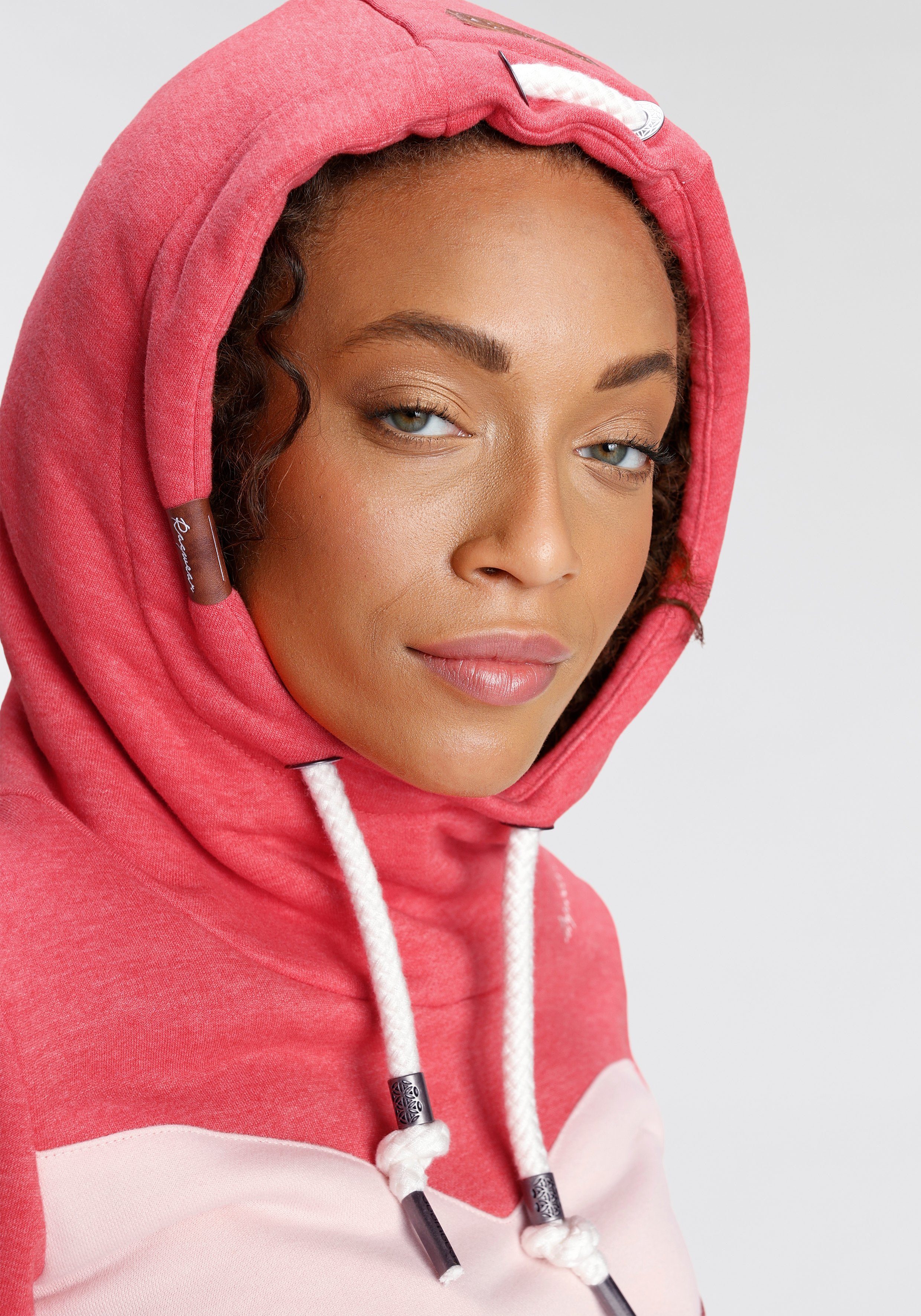 Ragwear Hoodie TREGA knuffelige sweater met capuchon en koord