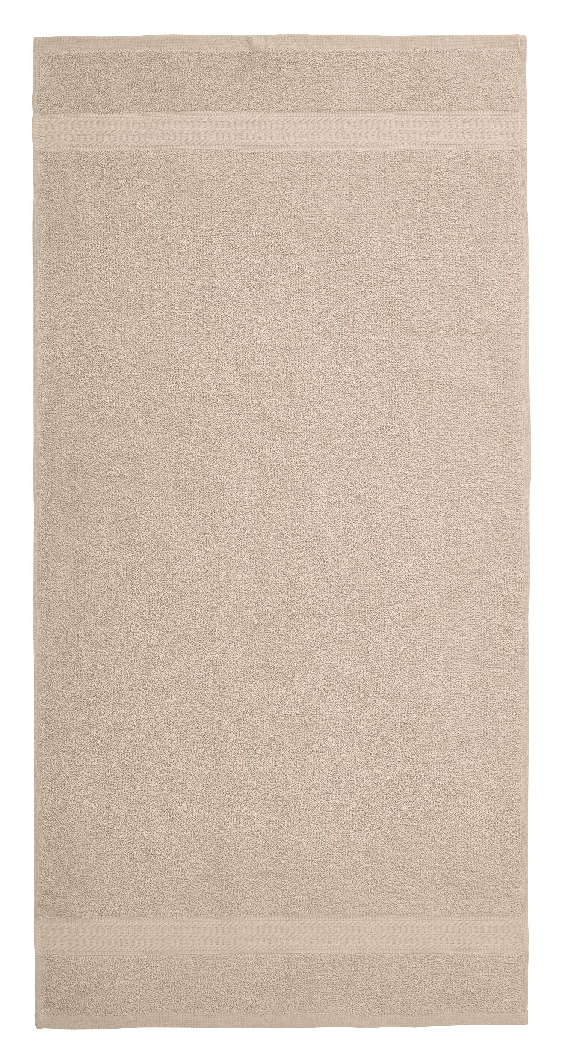 my home Handdoeken Juna, als set en serie verkrijgbaar, 8 handdoeken, 50x100 cm (8 stuks)