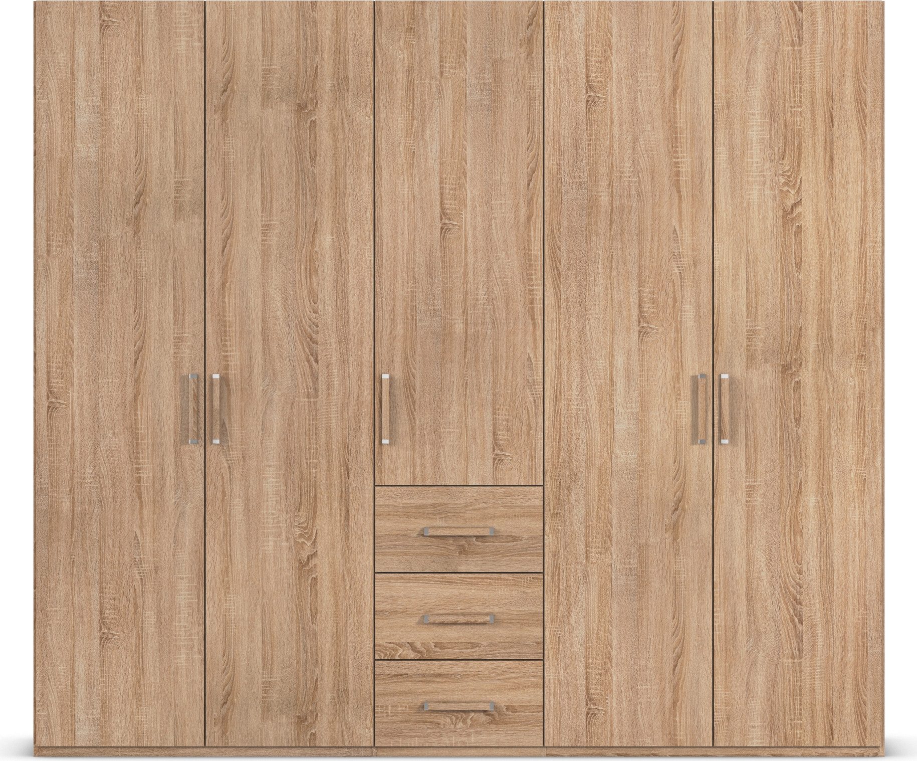 rauch Draaideurkast Kledingkast Kast Garderobe Slaapkamerkast EVELYN in elegante stijl met lades 3 breedtes en 2 hoogtes made in germany