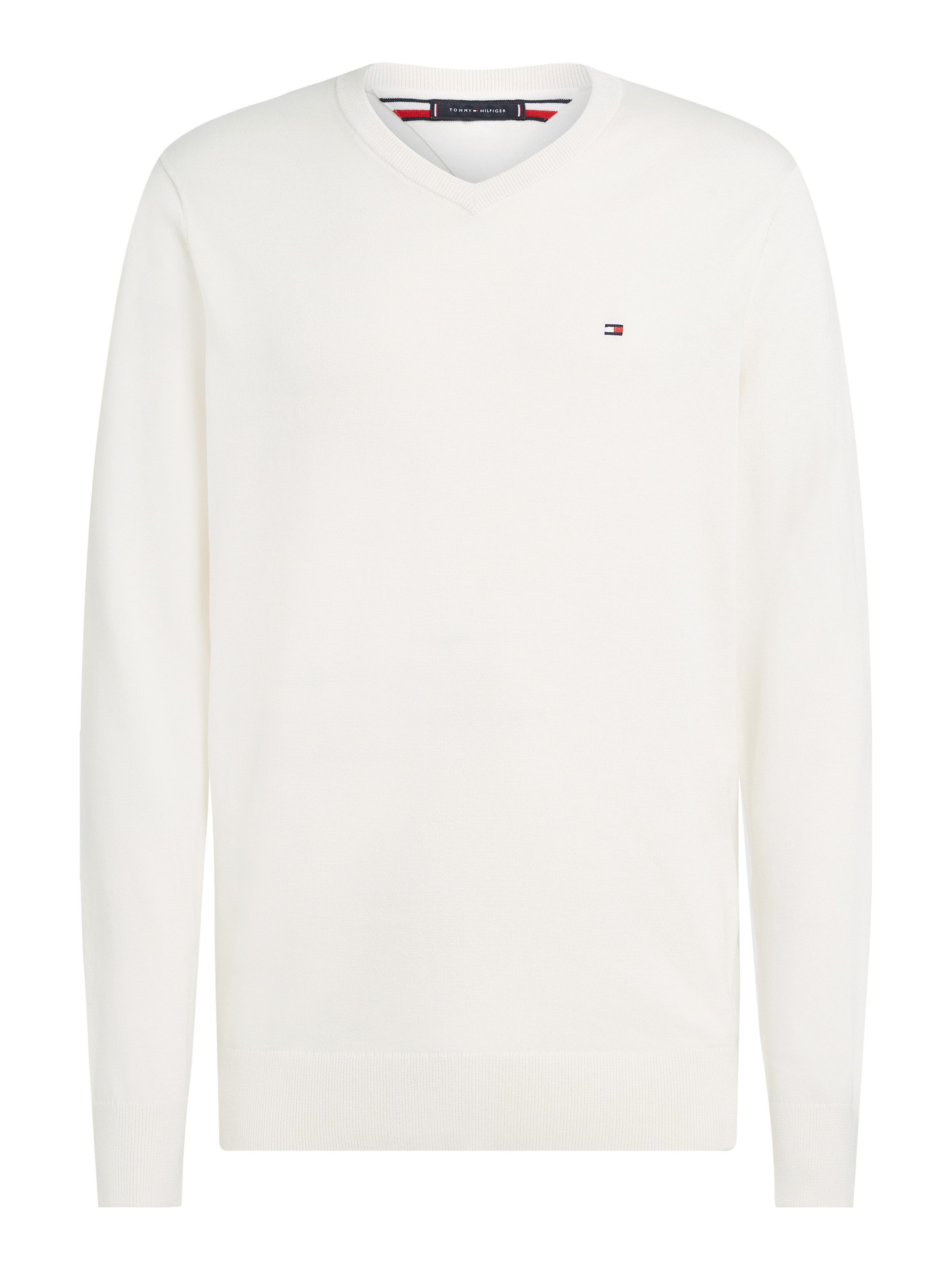 Tommy Hilfiger Gebreide trui ESSENTIAL COTTON V NECK