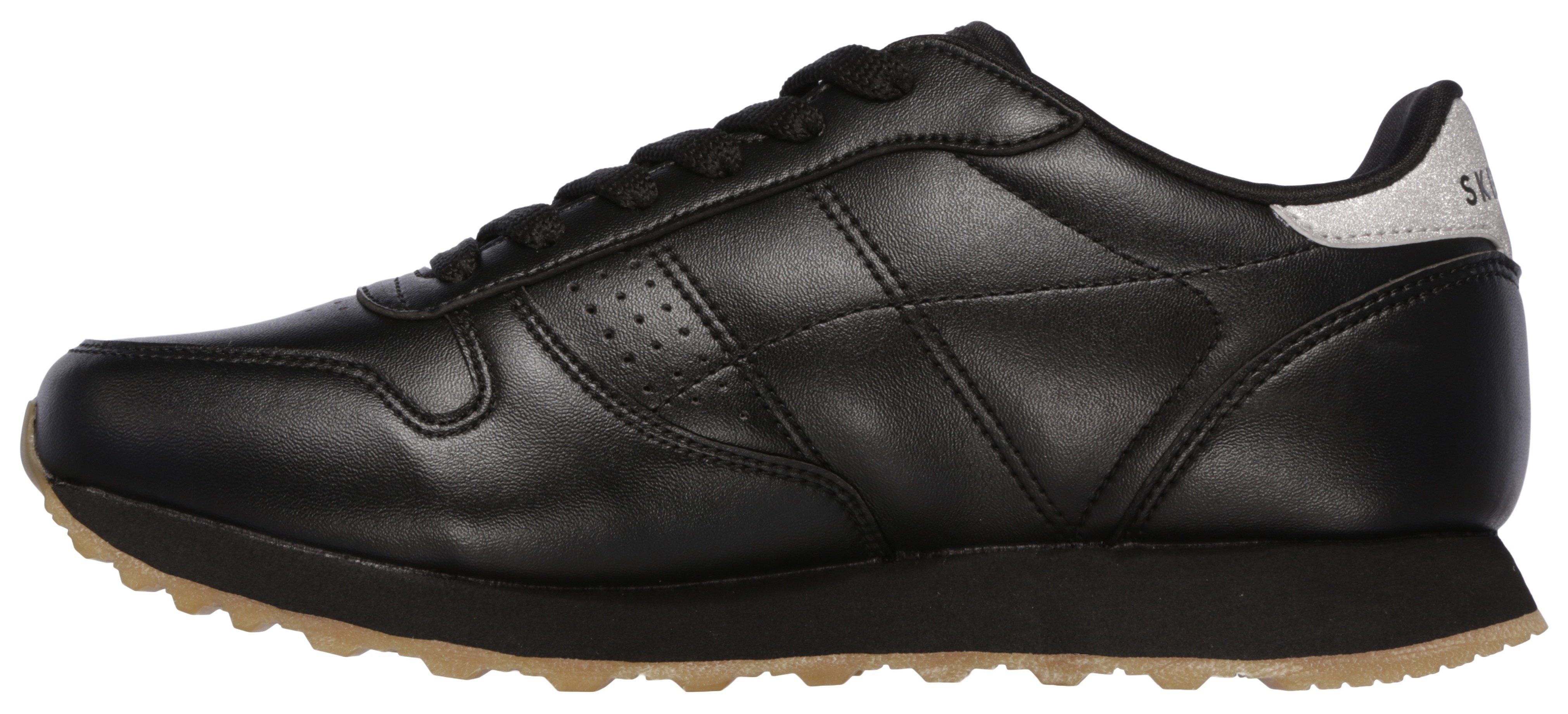 Skechers Sneakers OG 85 - OLD SCHOOL COOL vegan Vrijetijdsschoen, lage schoen, veterschoen met glitter