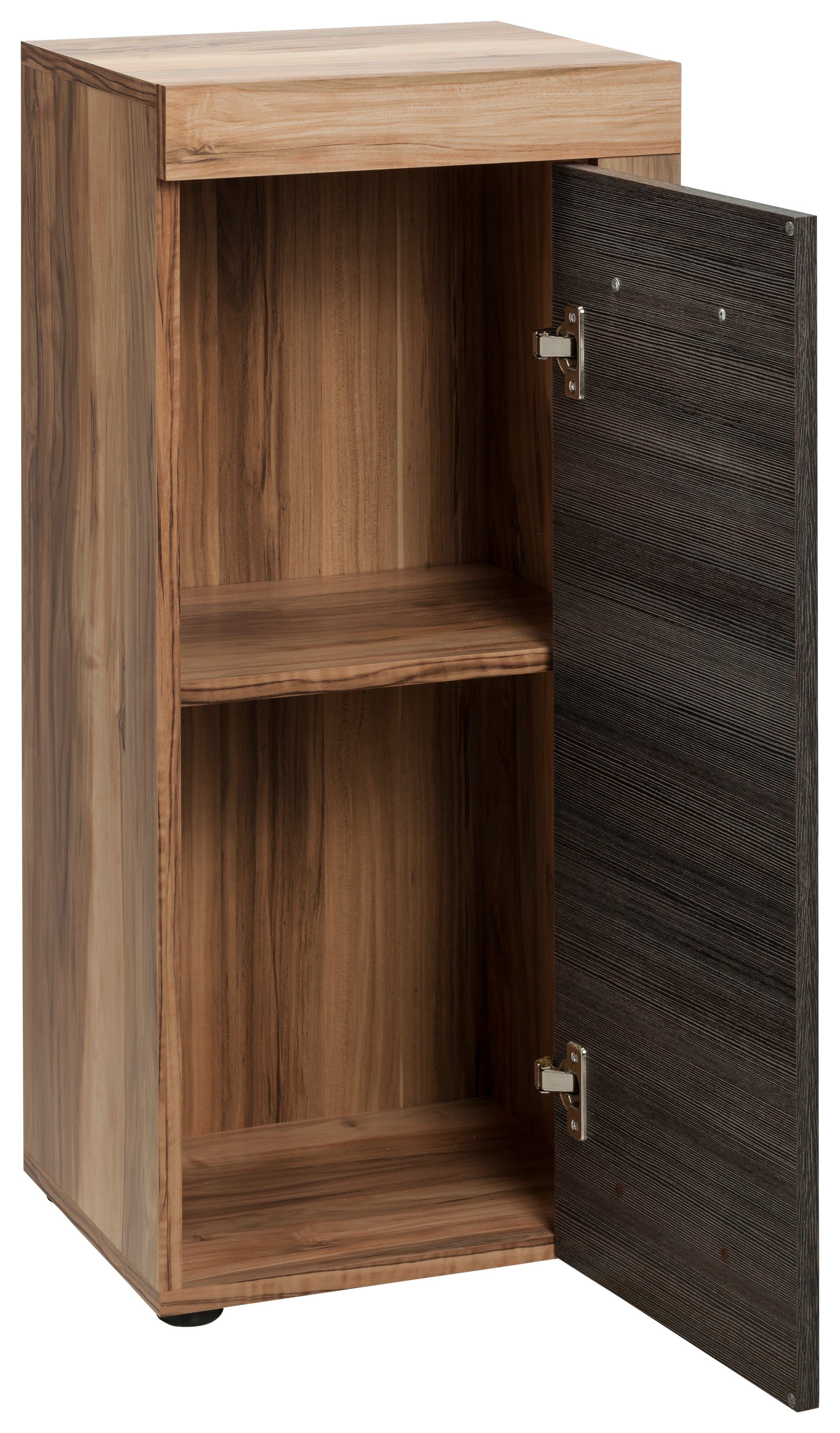 welltime Onderkast Carcassonne Badkast met frame-look in houttinten - Afmetingen (B/D/H) 36/31/81 cm