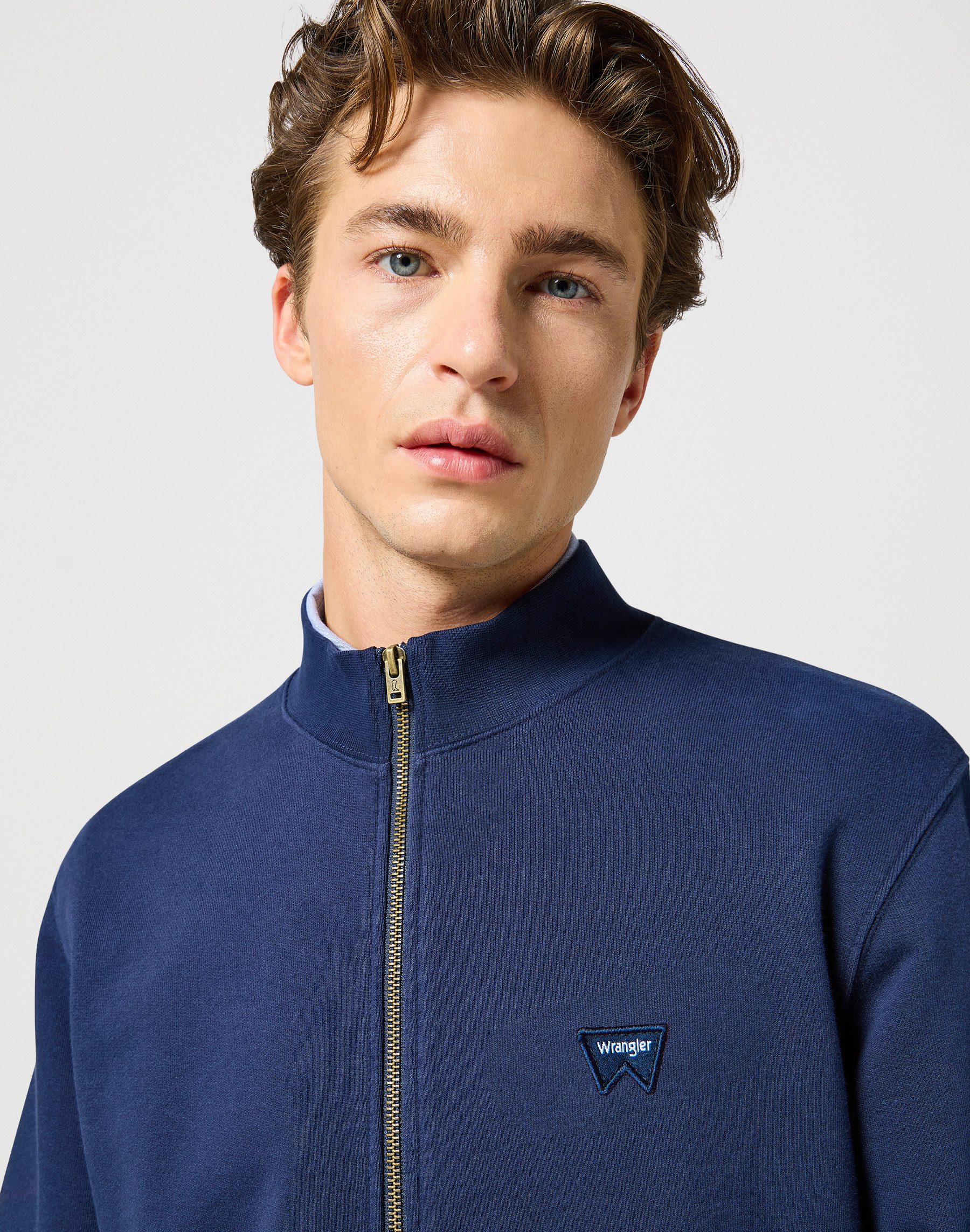 Wrangler Sweatvest FUNNEL NECK ZIP