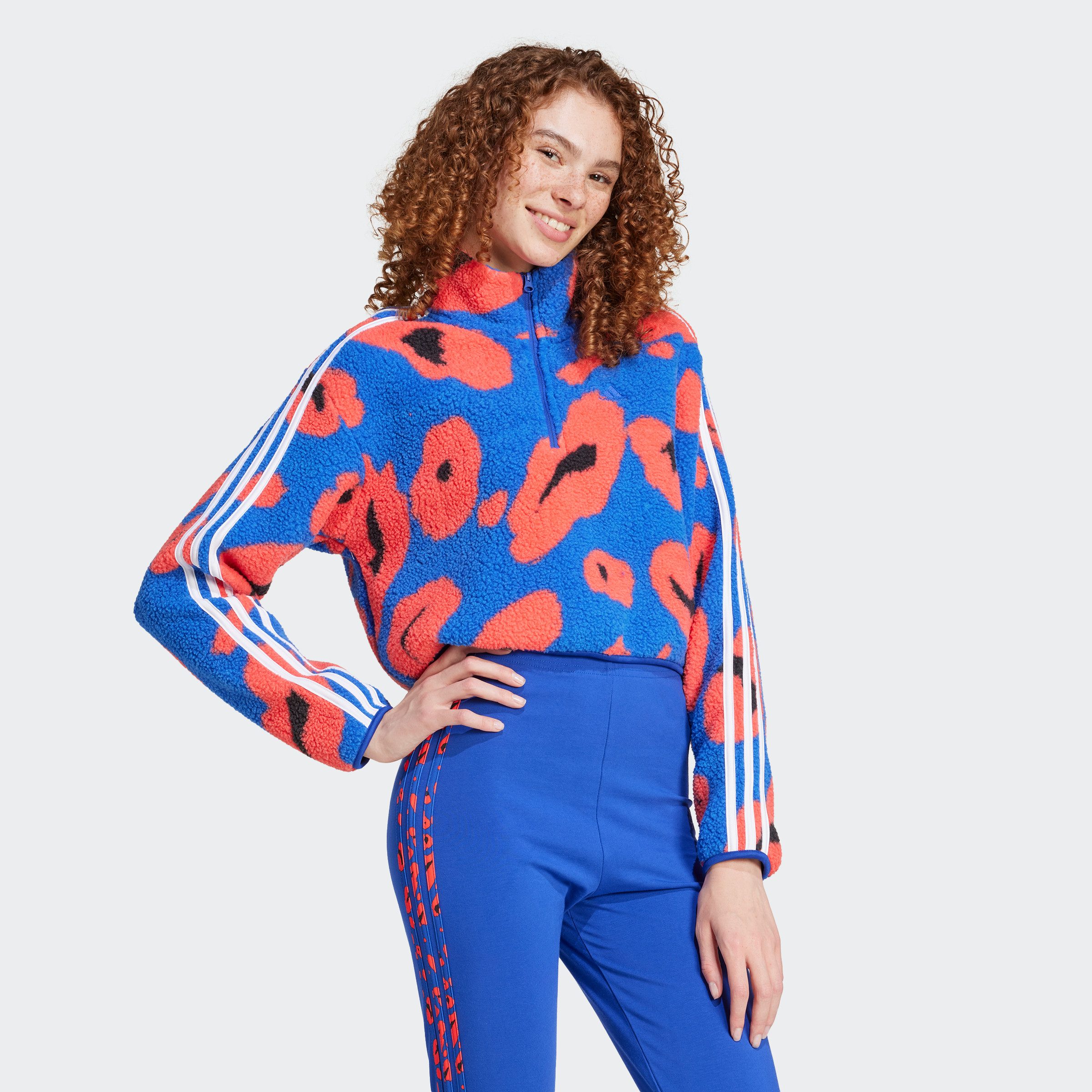 adidas Sportswear Sweatvest W ANML 3S 14ZIP (1-delig)
