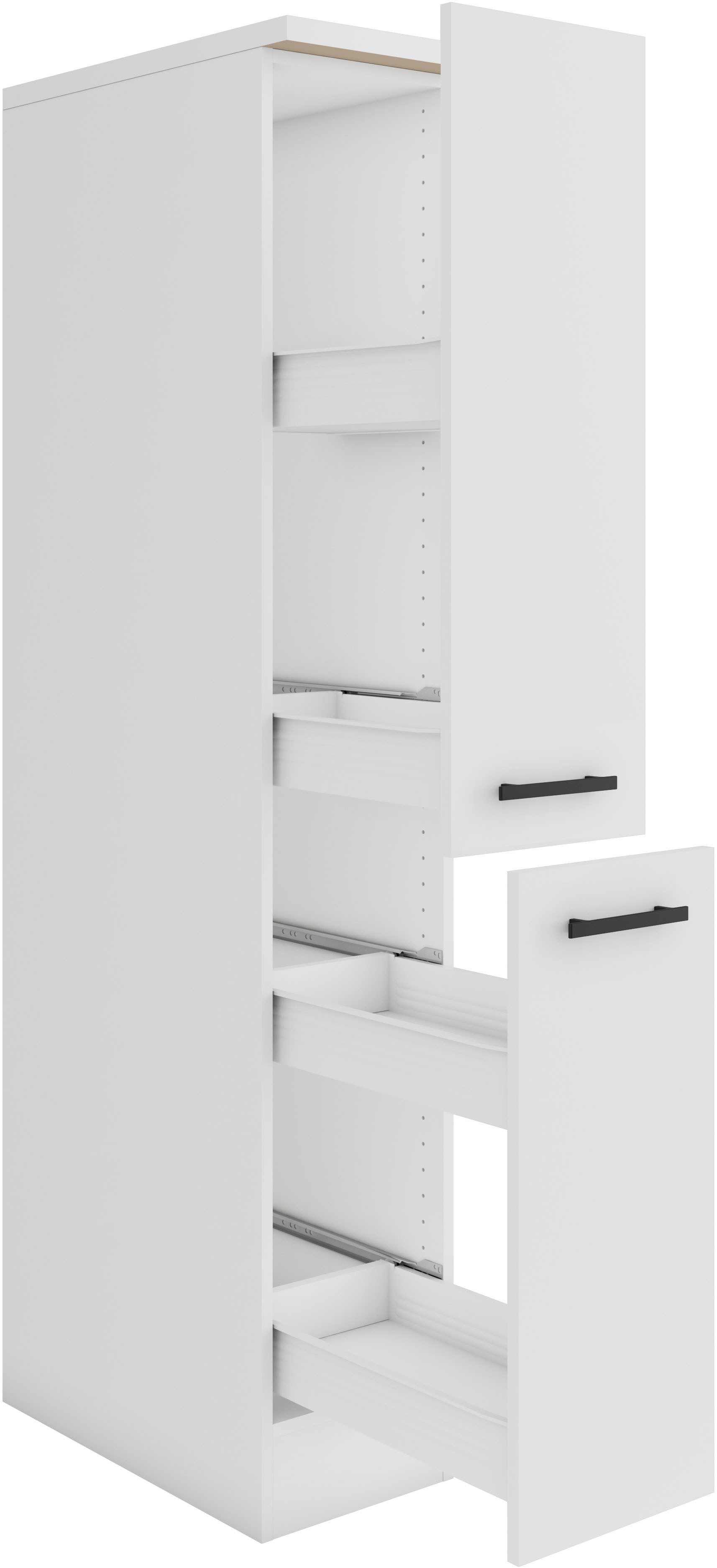 OPTIFIT Apothekerskast Palma Breedte 30 cm, hoogte 174,4 cm, 2 uittrekken, 5 planken